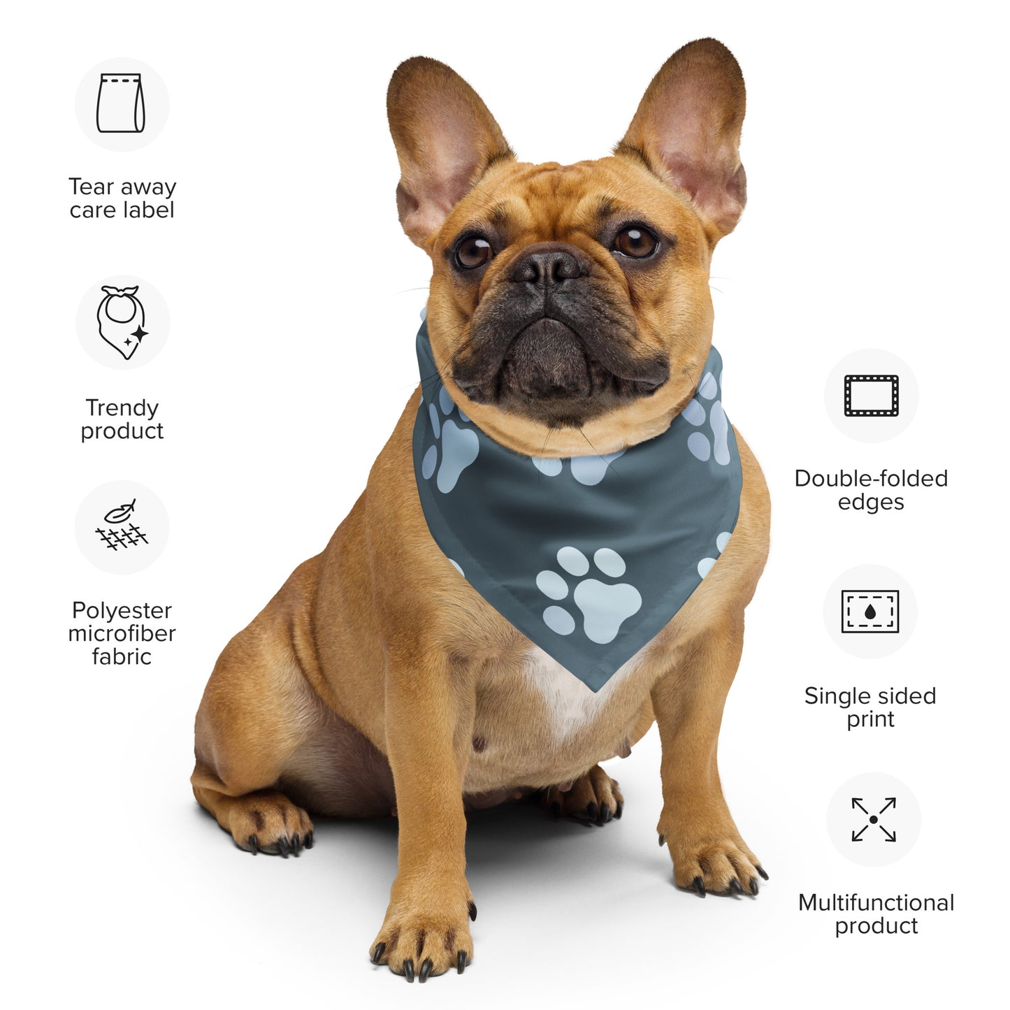 Pet bandana- Paws III