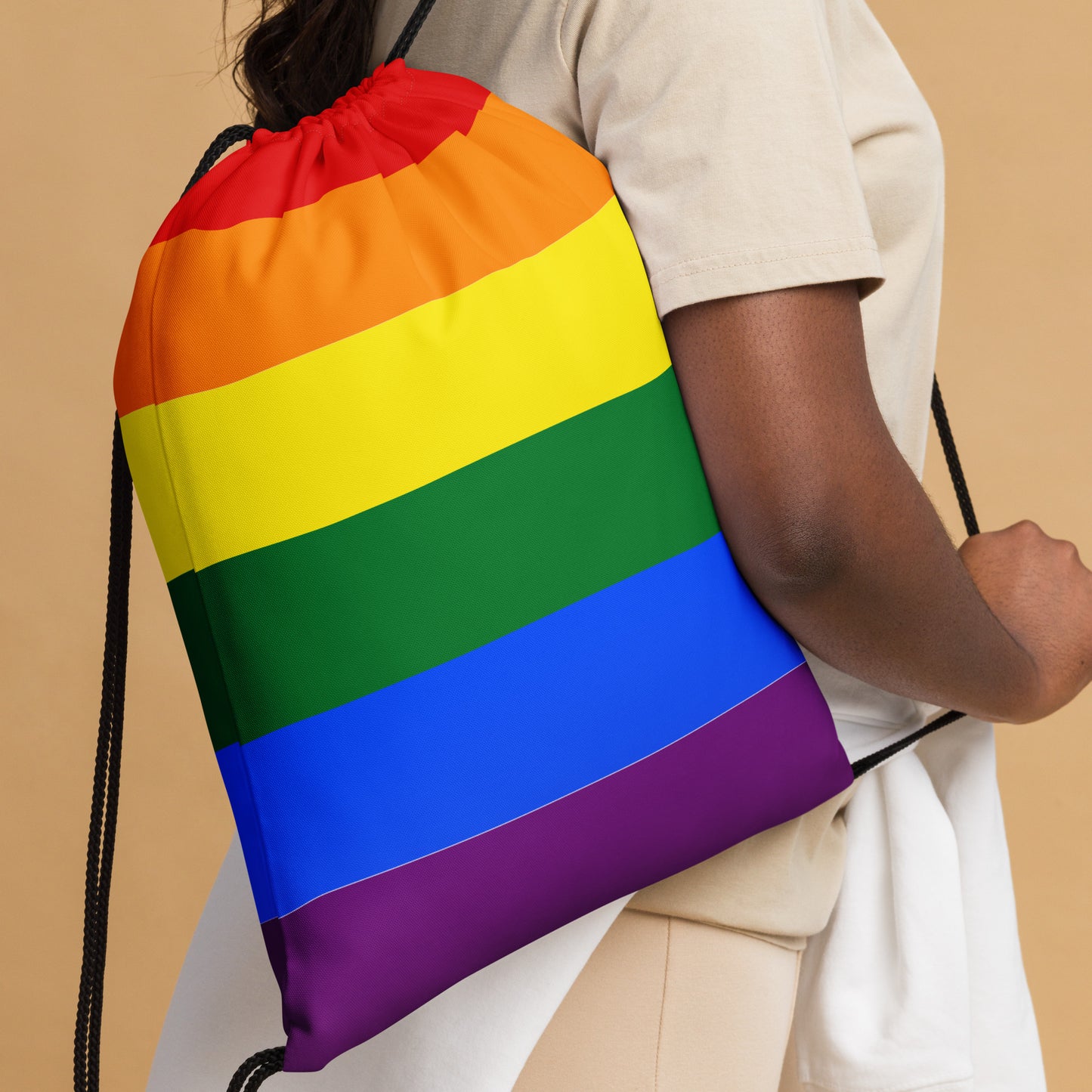 Drawstring bag-Rainbow