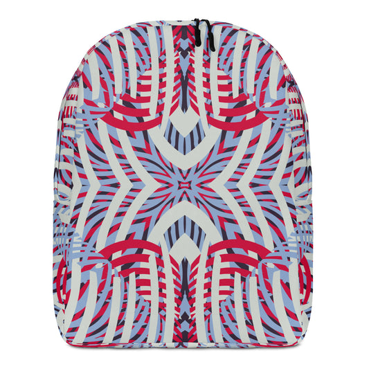Minimalist Backpack- African Motif Pattern I