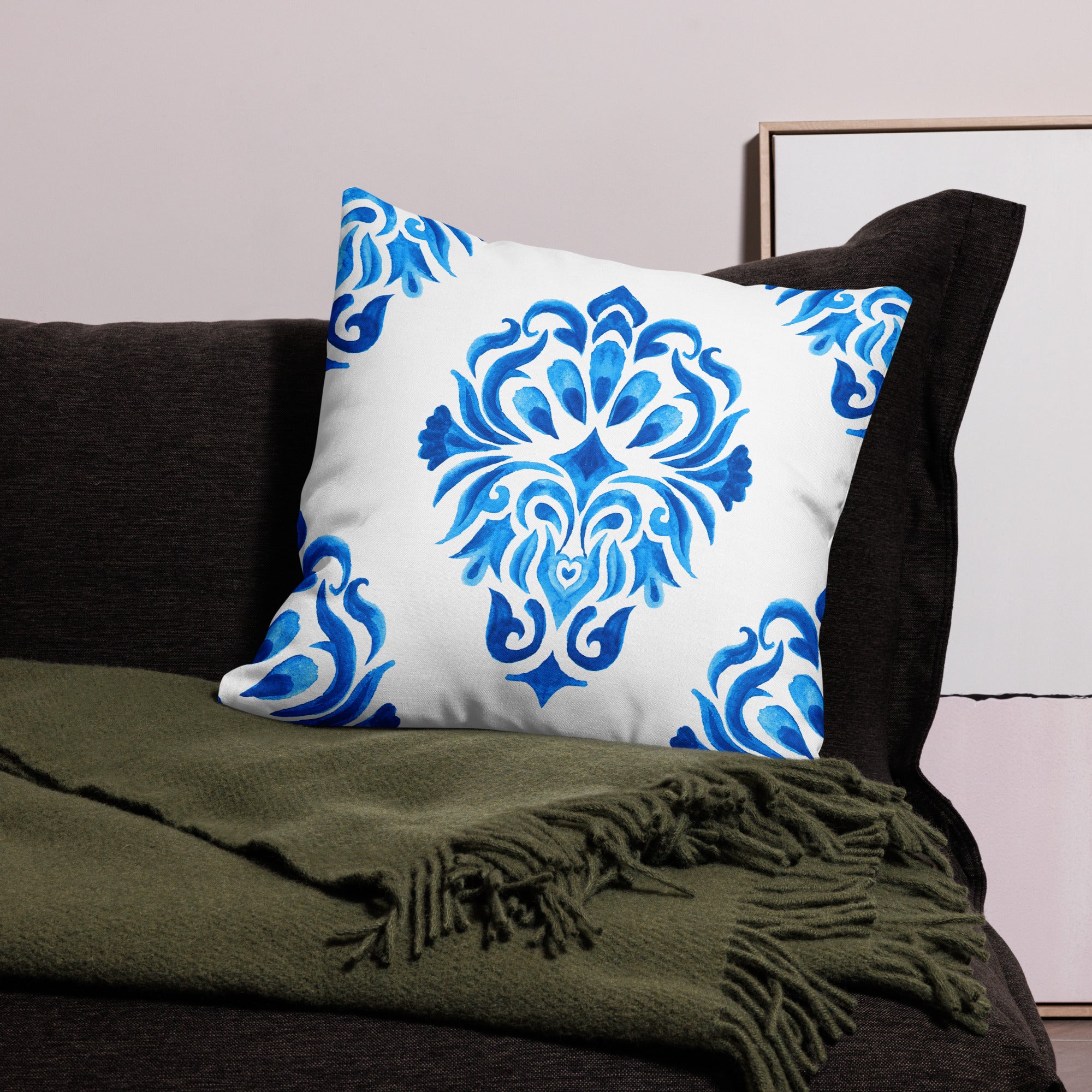 Premium Pillow Case- MAJOLICA II