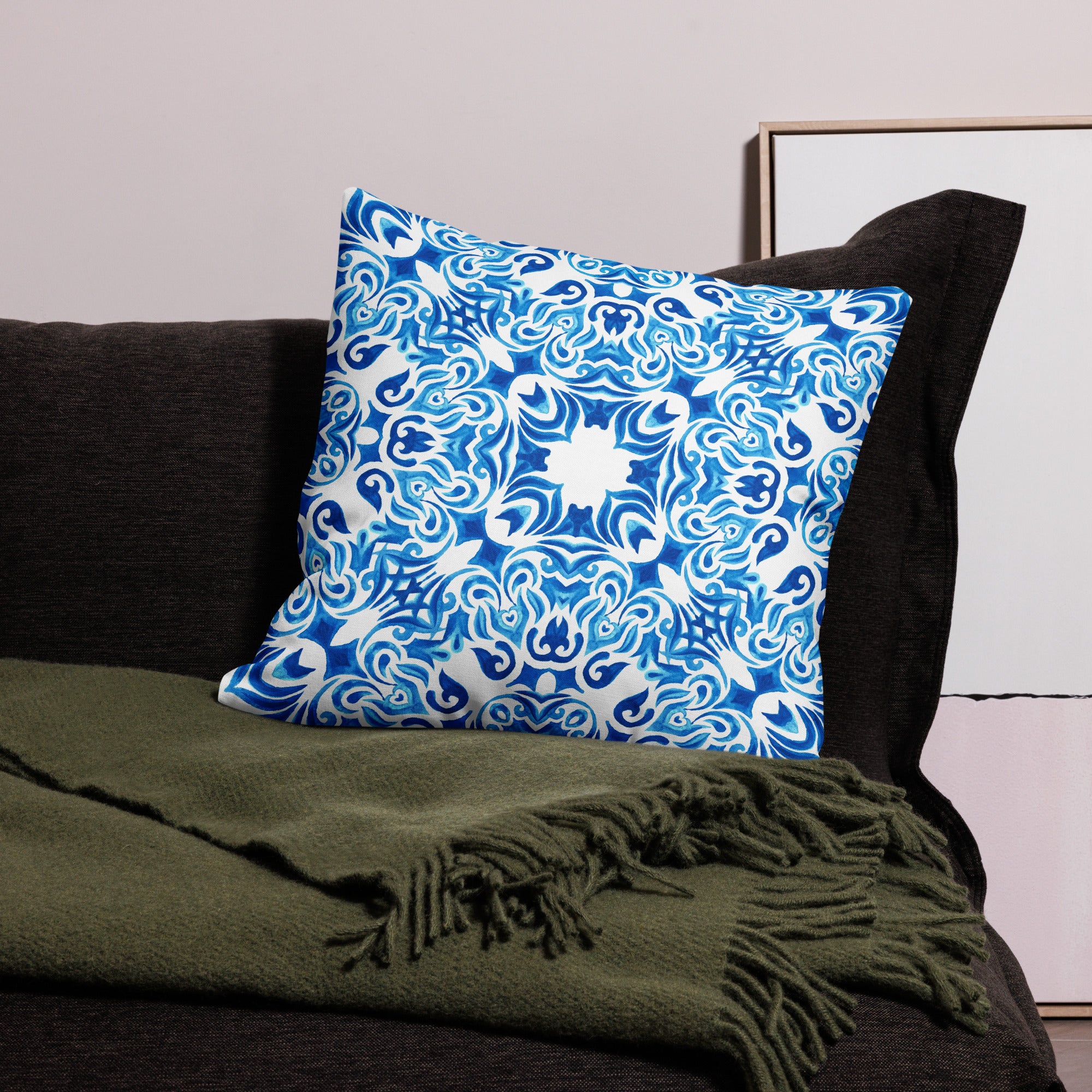 Premium Pillow Case- MAJOLICA IX