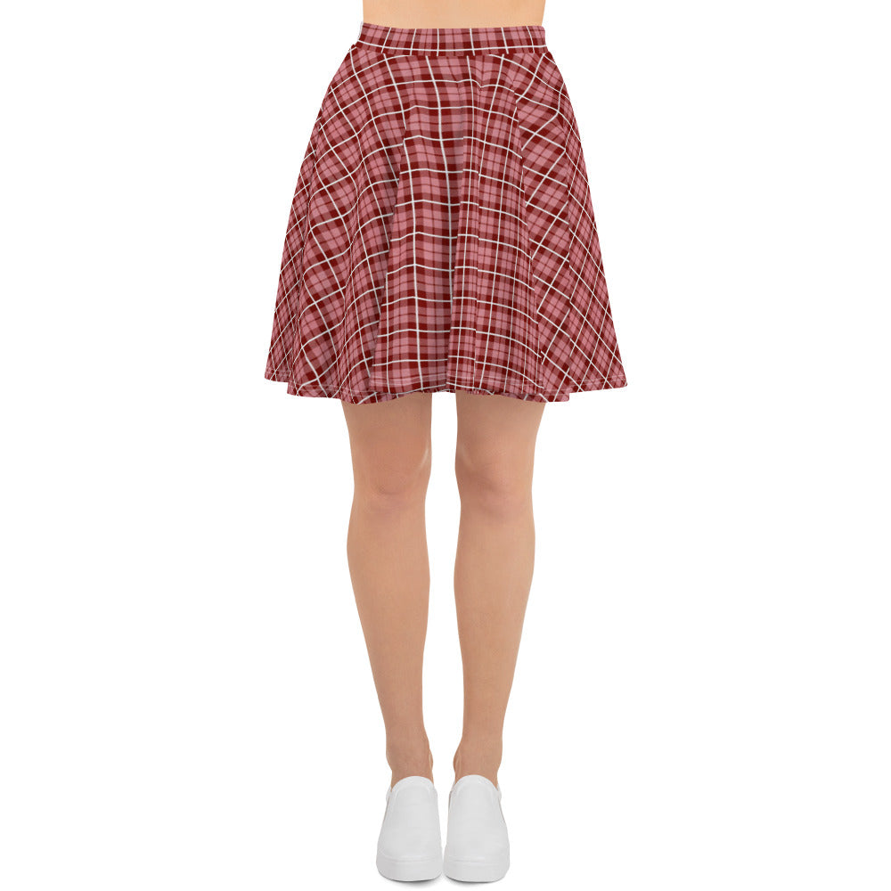 Skater Skirt- Tartan Brown
