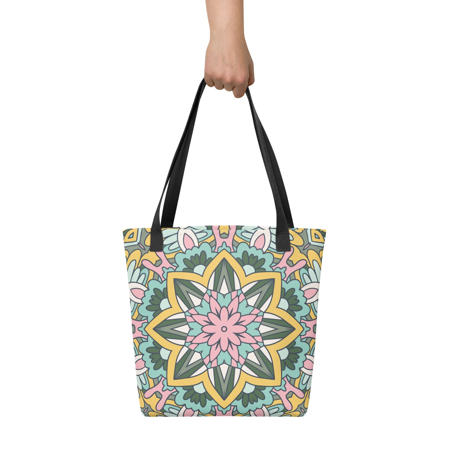 Tote bag- Yellow Mandala
