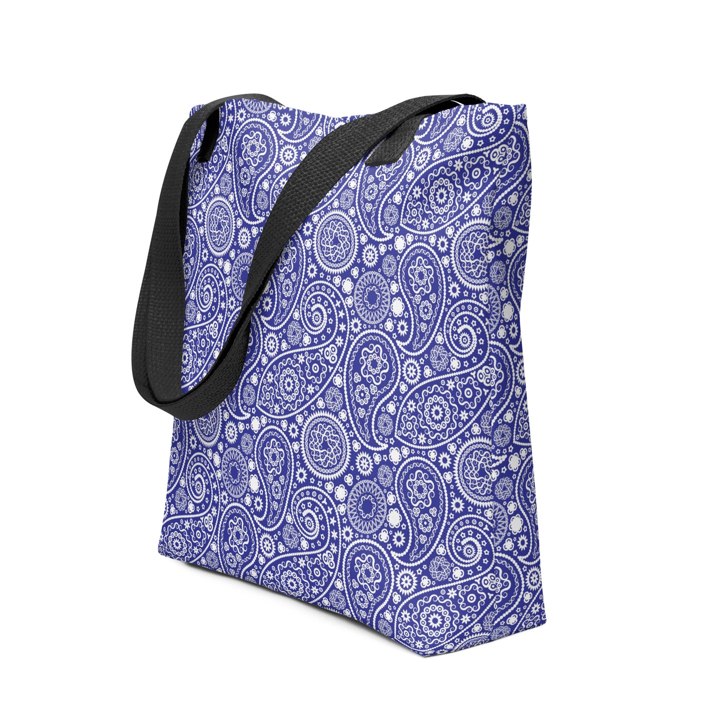 Einkaufstasche – Paisley-Blau