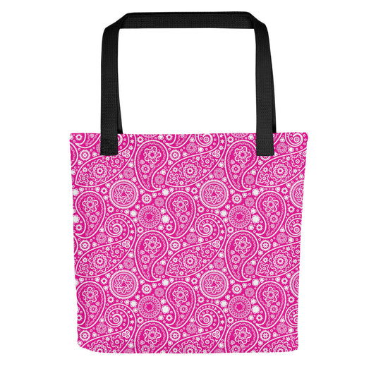 Tote bag- Paisley Pink