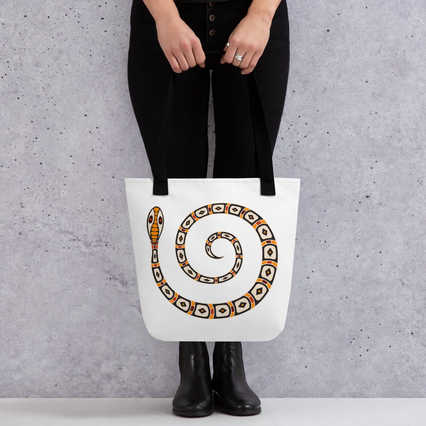 Tote bag- Australian Tribal Figure Snake