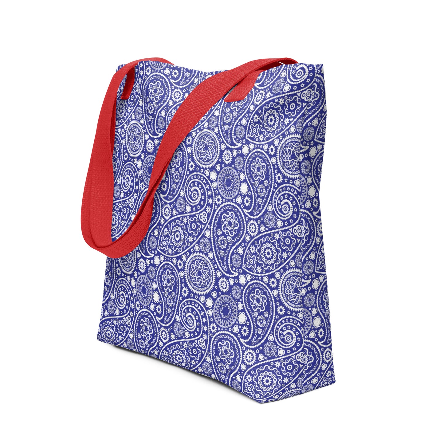 Einkaufstasche – Paisley-Blau