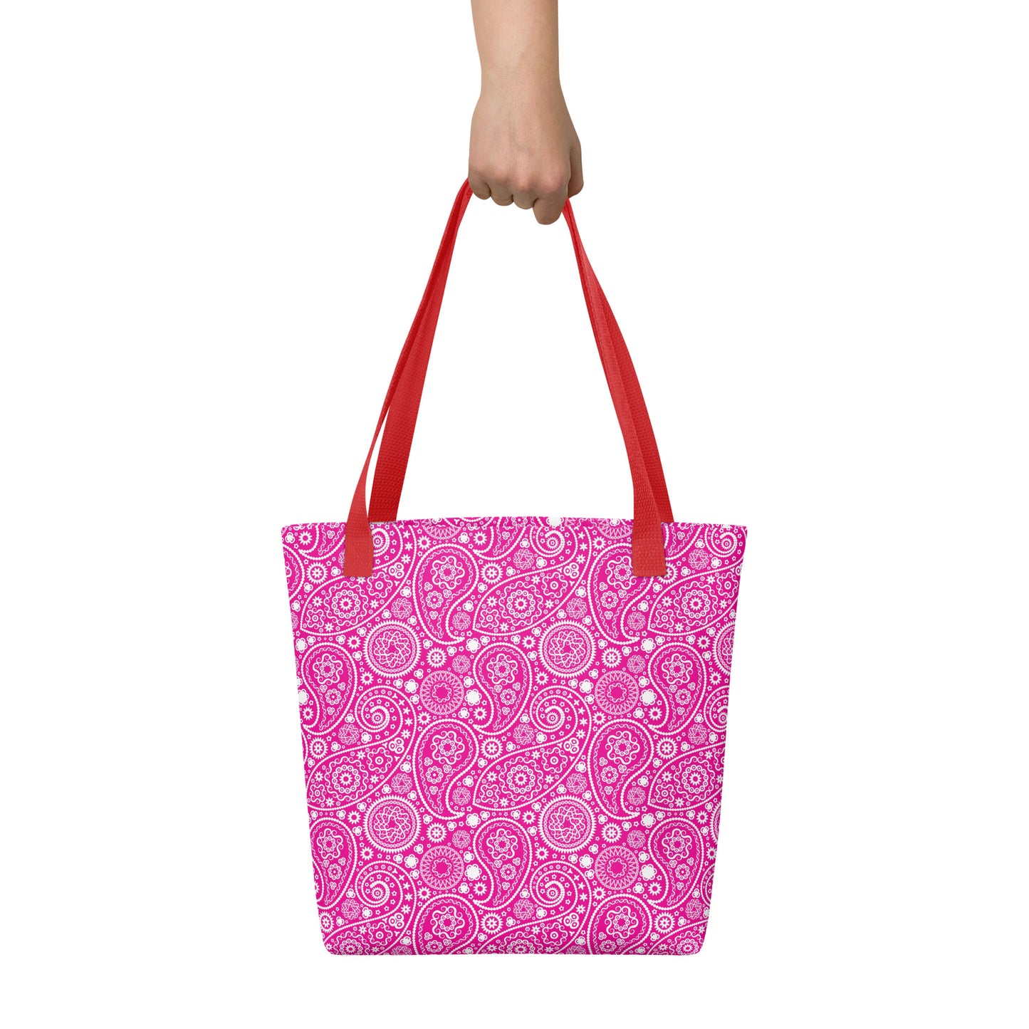 Einkaufstasche – Paisley Pink