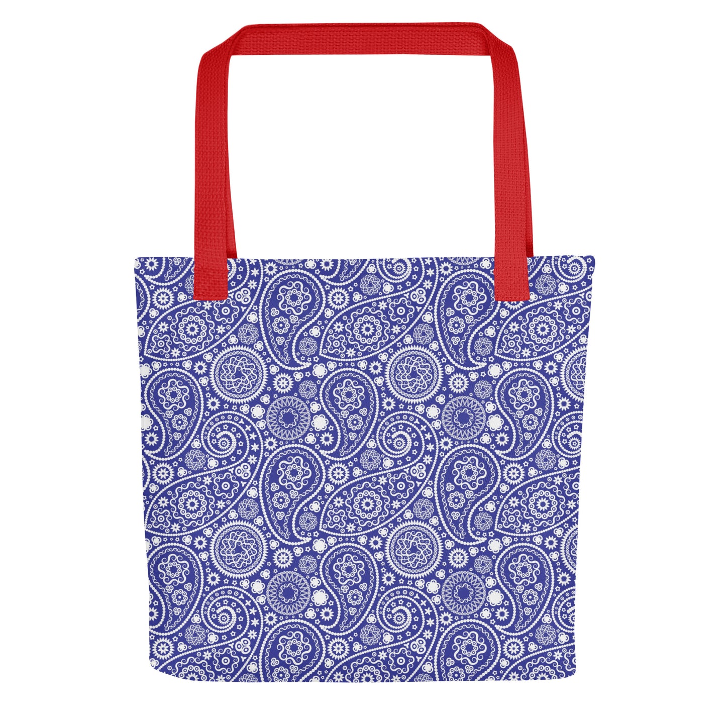 Einkaufstasche – Paisley-Blau