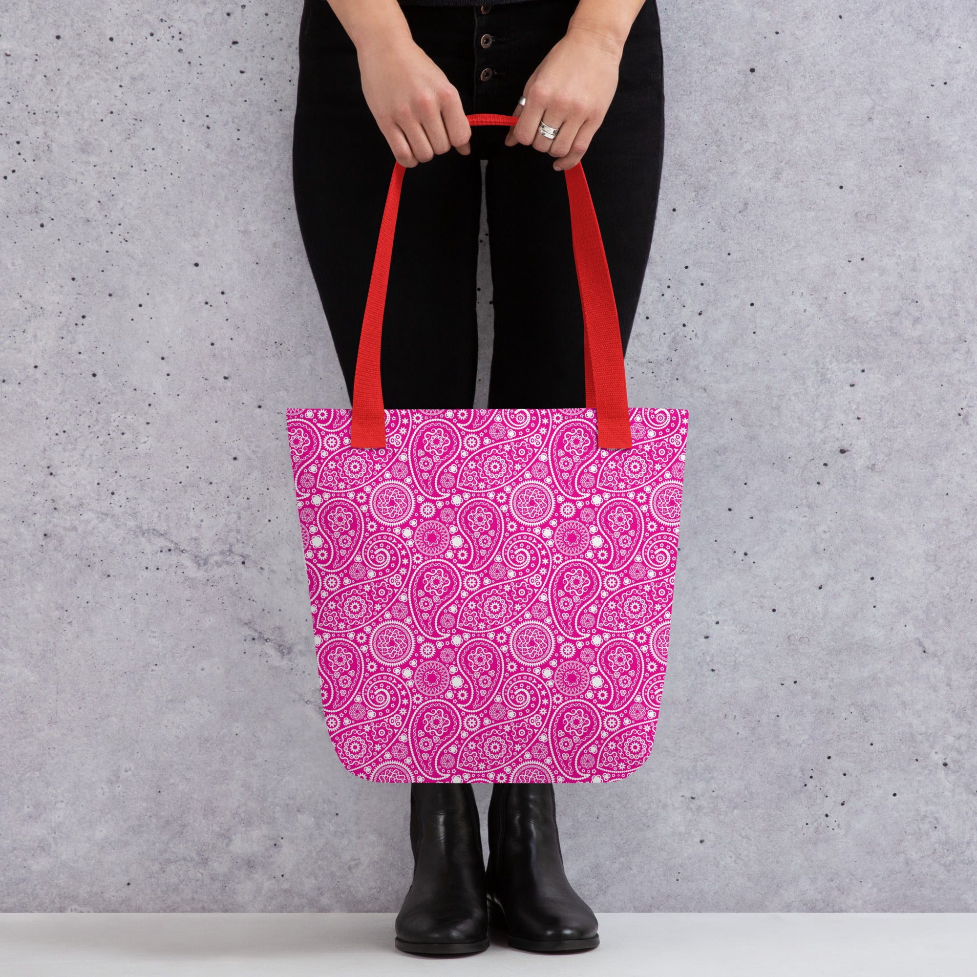 Tygpåse- Paisley Pink