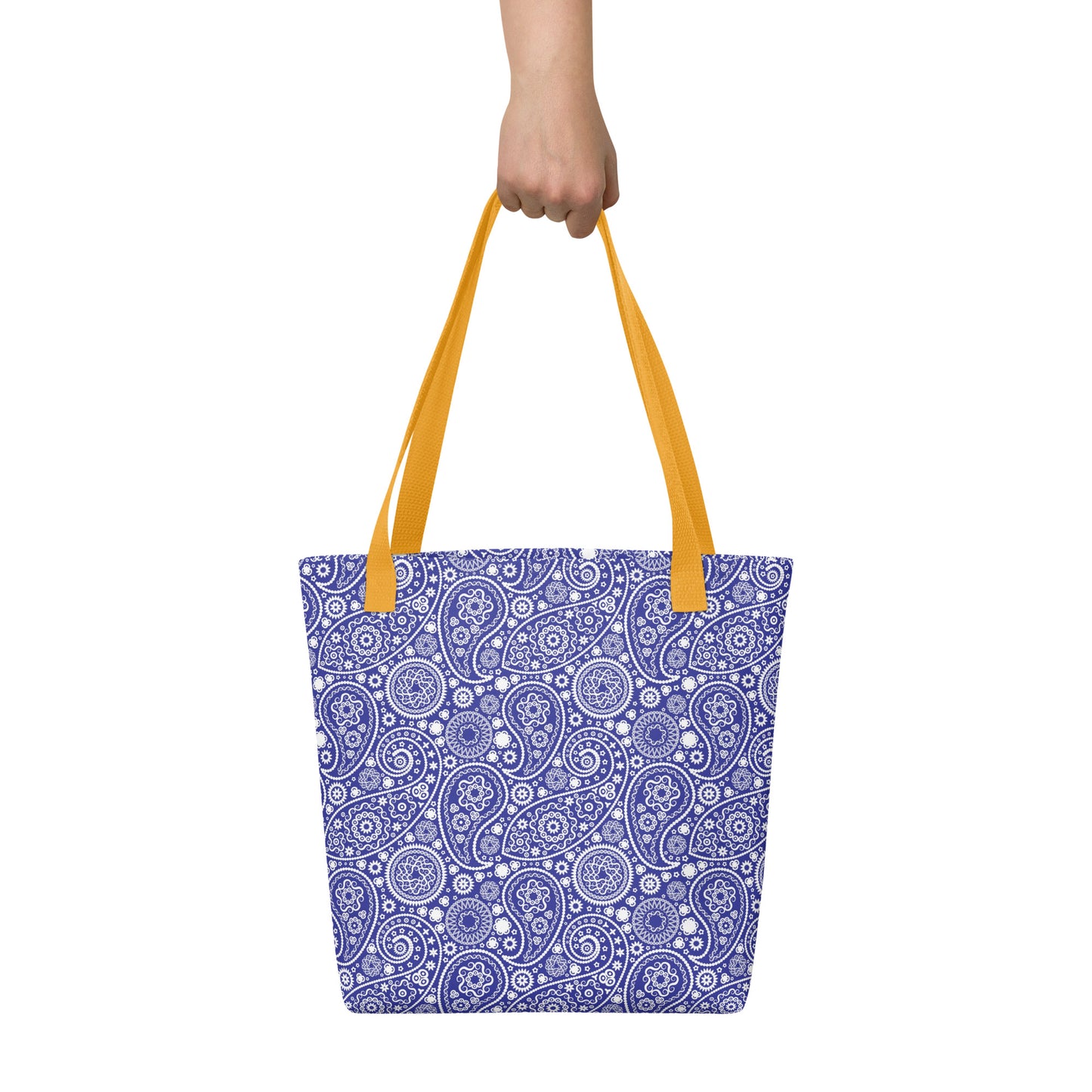 Einkaufstasche – Paisley-Blau