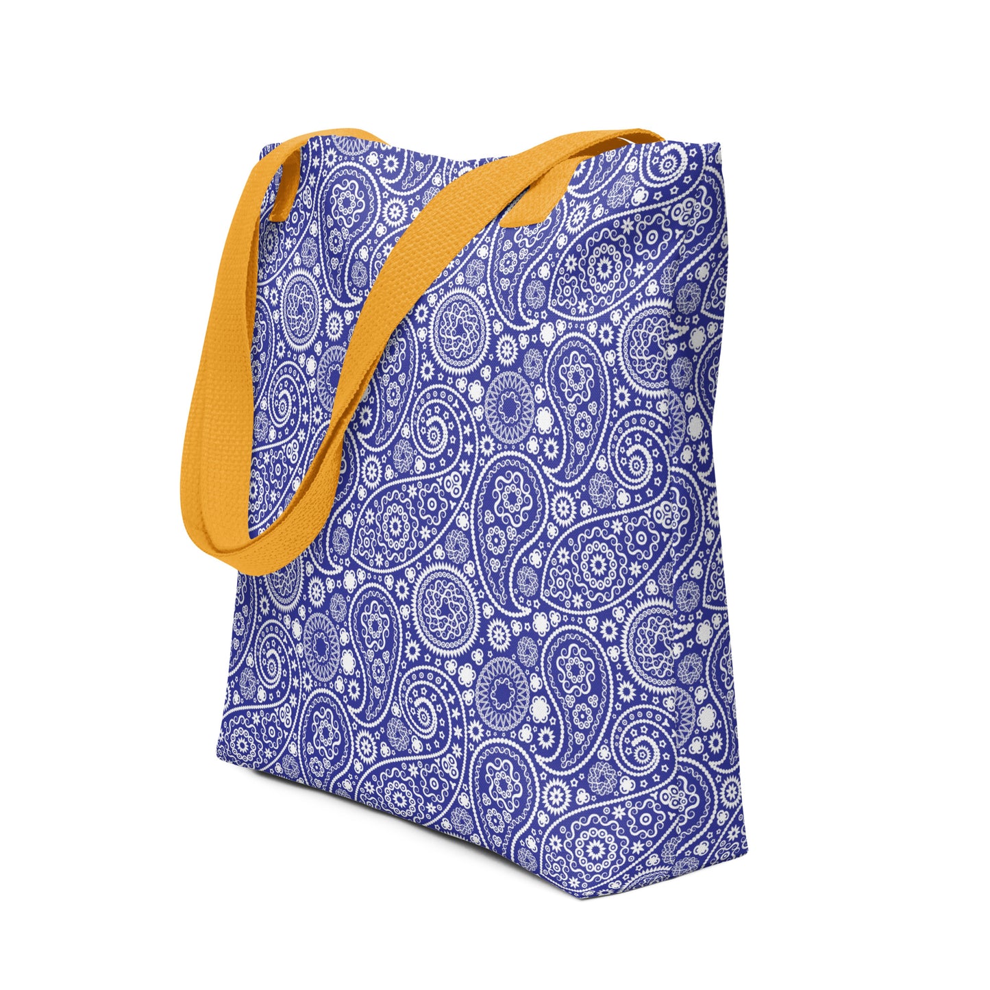 Einkaufstasche – Paisley-Blau