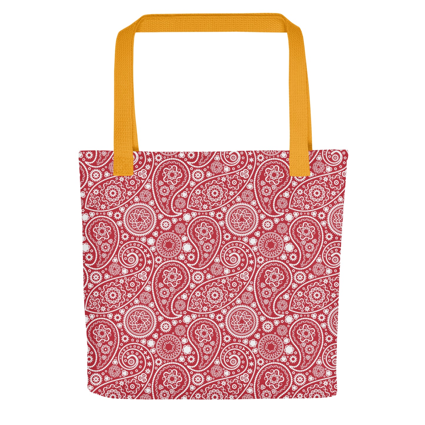 Einkaufstasche – Paisley-Rot