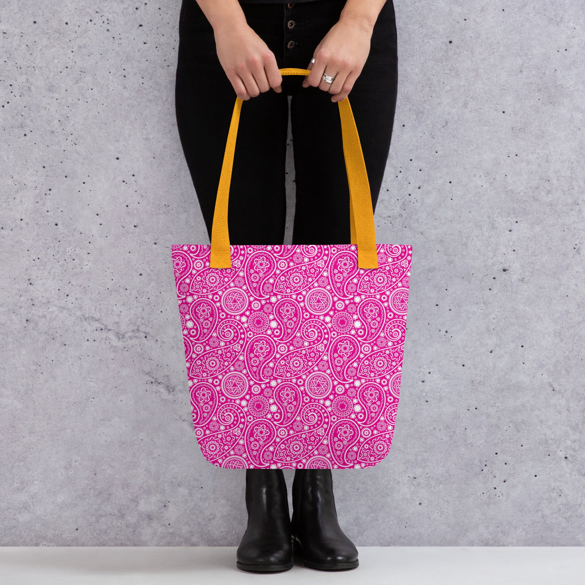 Tygpåse- Paisley Pink