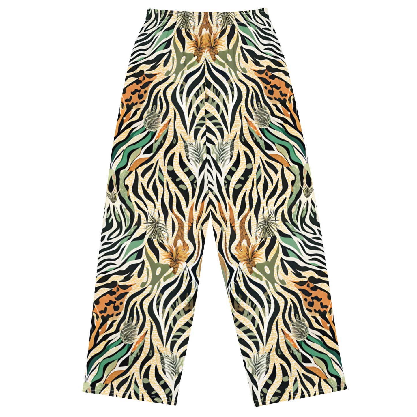 unisex wide-leg pants- Nature Design I
