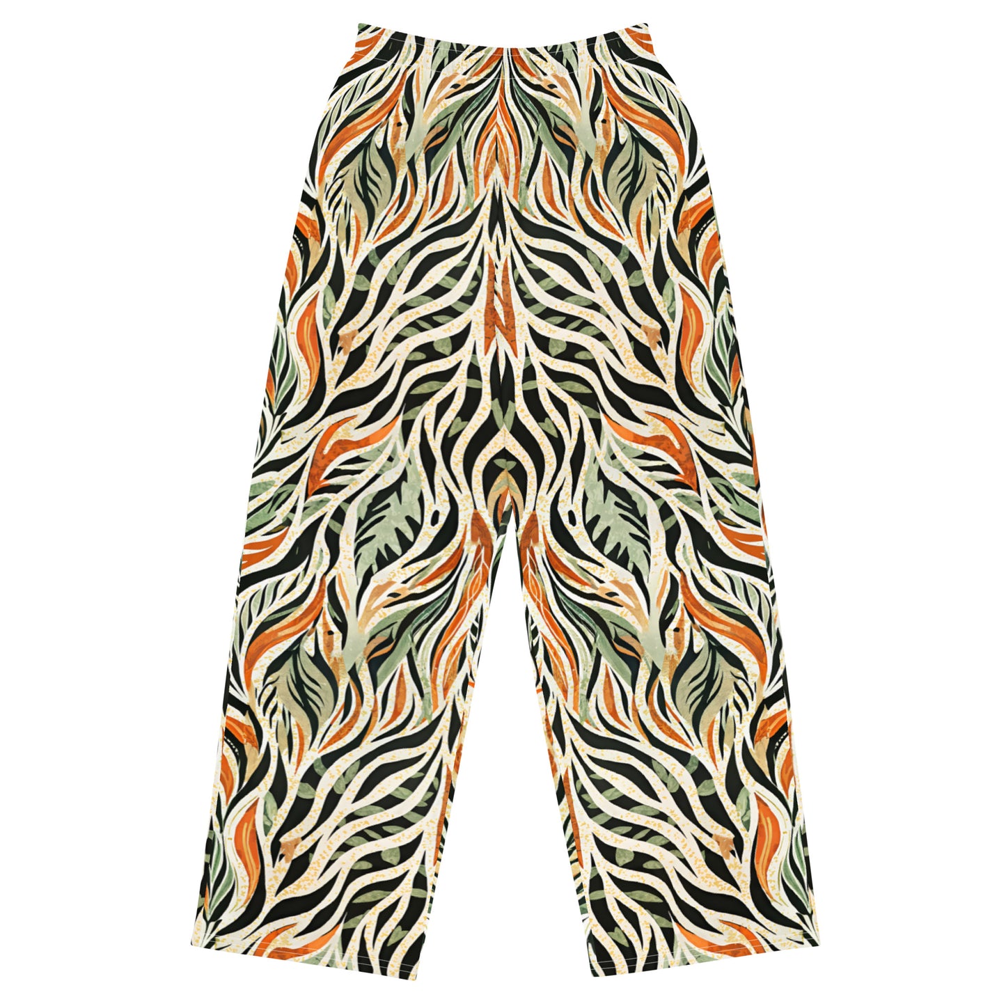 unisex wide-leg pants- Nature Design III