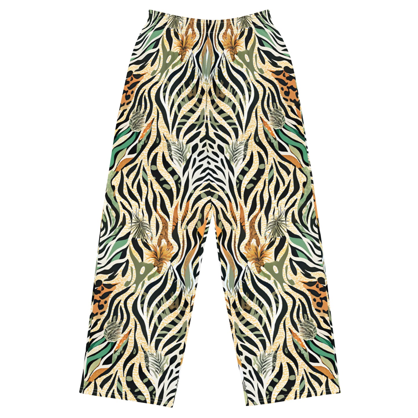 unisex wide-leg pants- Nature Design I