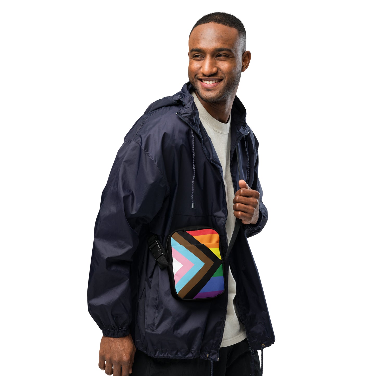 Utility crossbody bag- Progress Pride