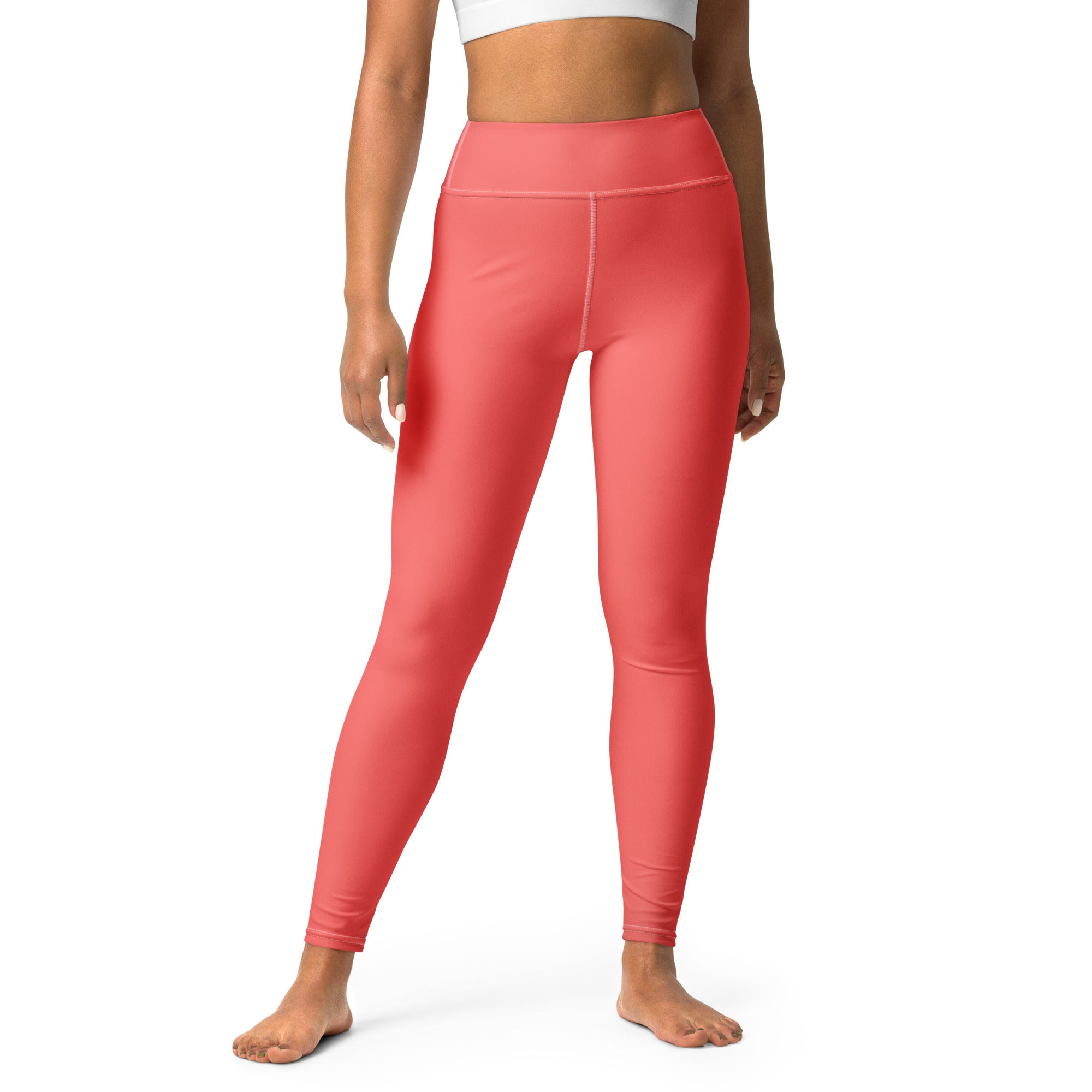 Yoga Leggings- Coral