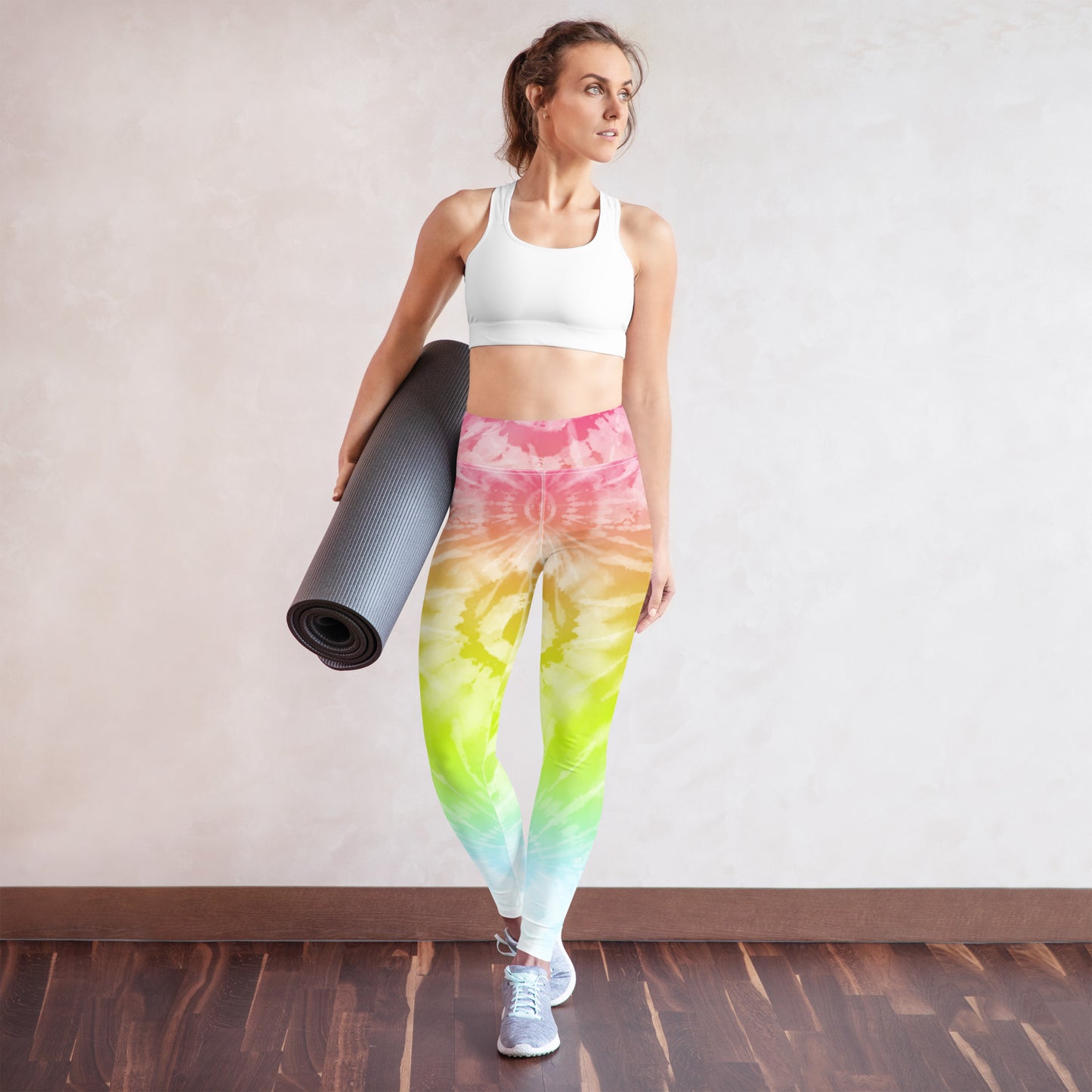 Yoga Leggings- Tie dye Multicolour Stars
