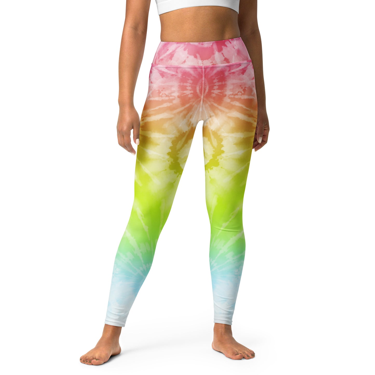 Yoga Leggings- Tie dye Multicolour Stars
