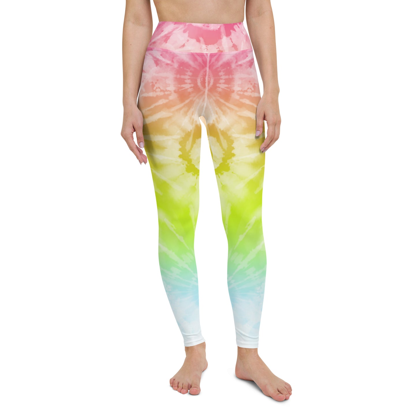 Yoga Leggings- Tie dye Multicolour Stars