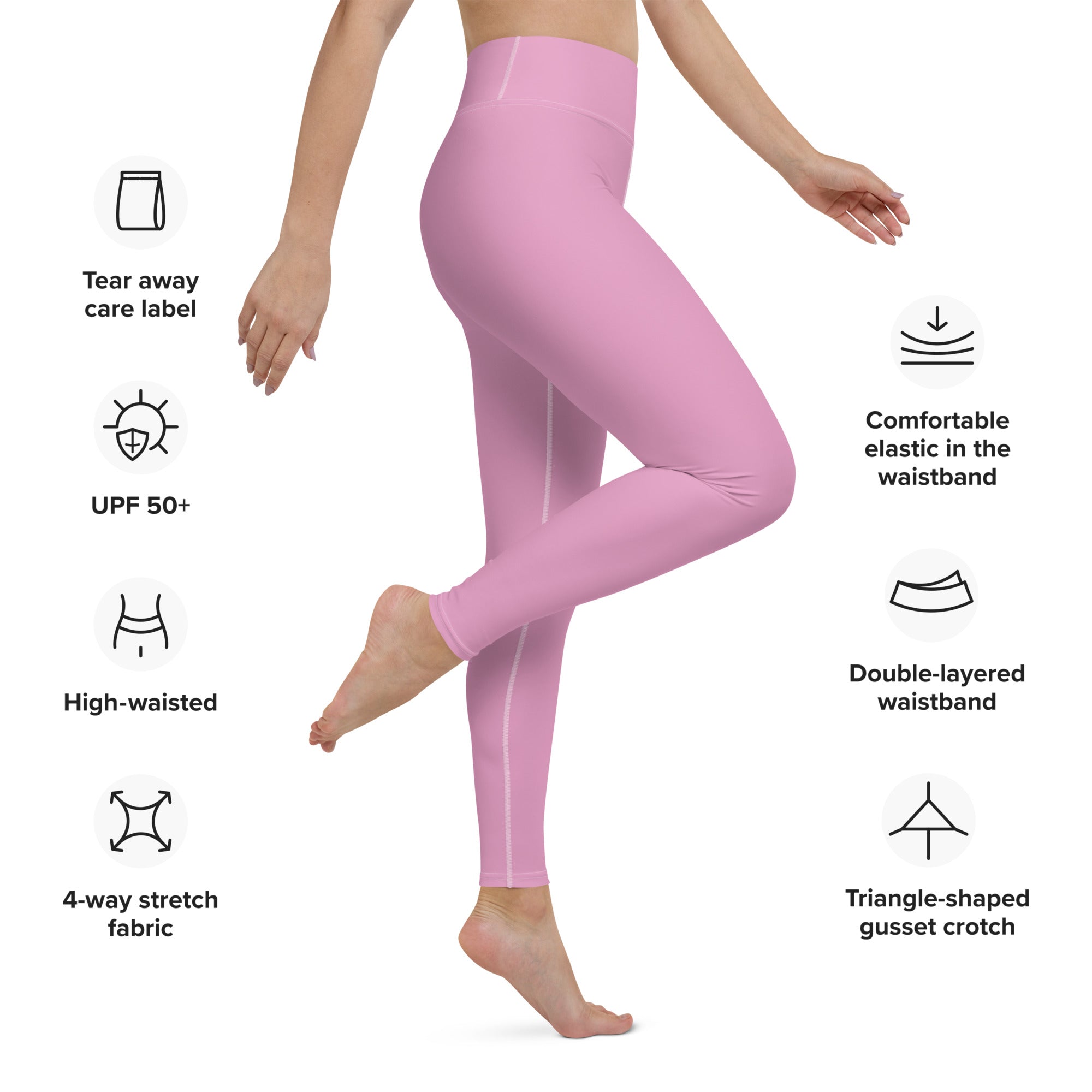 Yoga Leggings- Pink