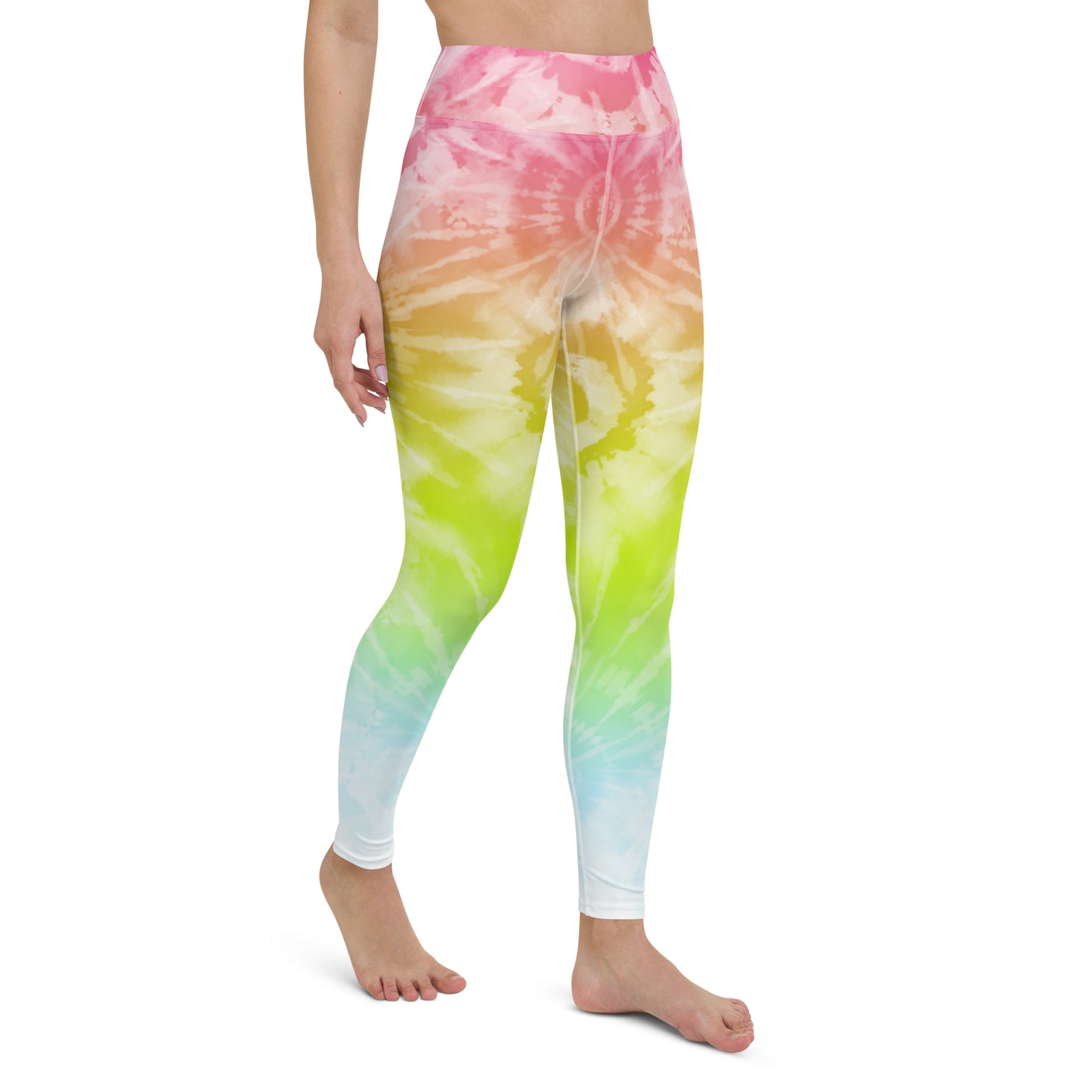 Yoga Leggings- Tie dye Multicolour Stars