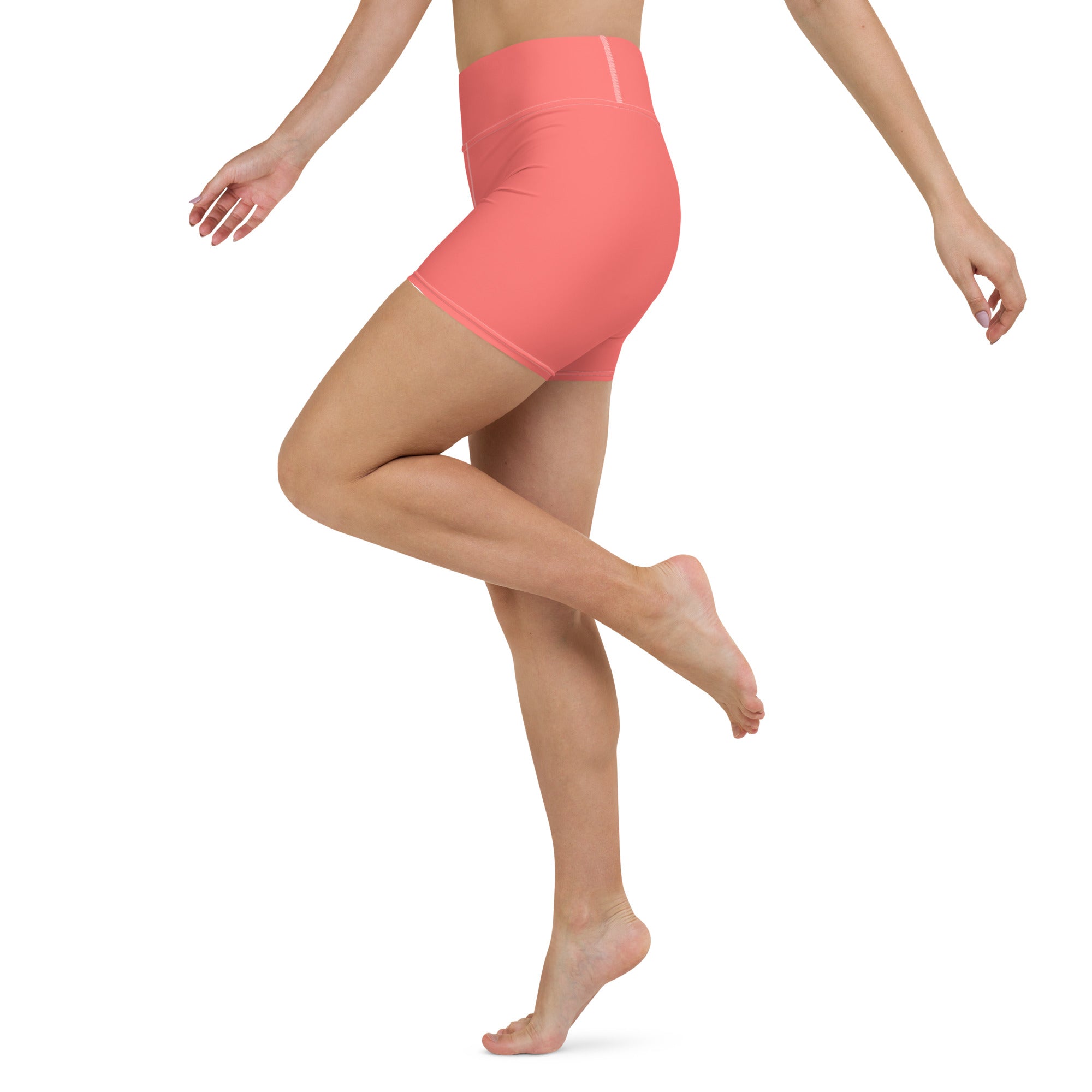 Yoga Shorts- Coral