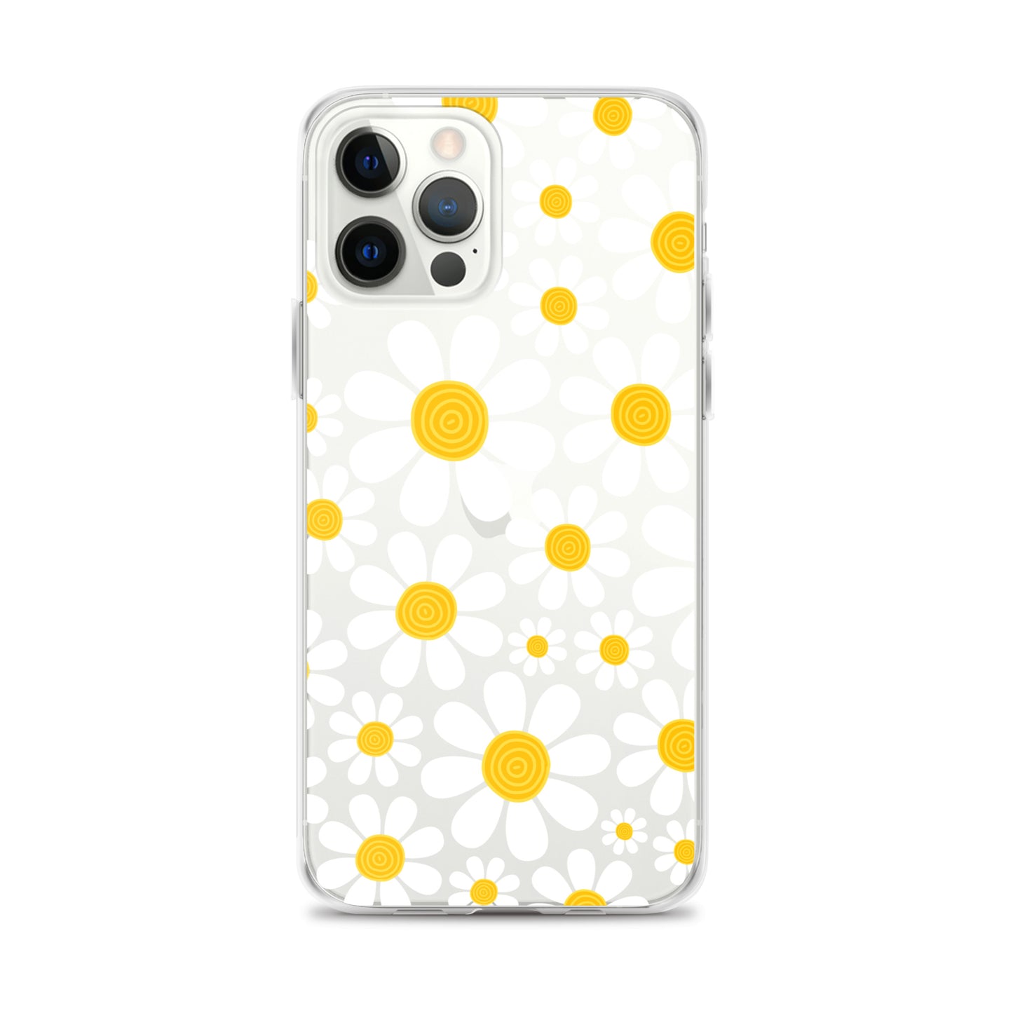 Clear Case for iPhone®- Floral Daisy Design III