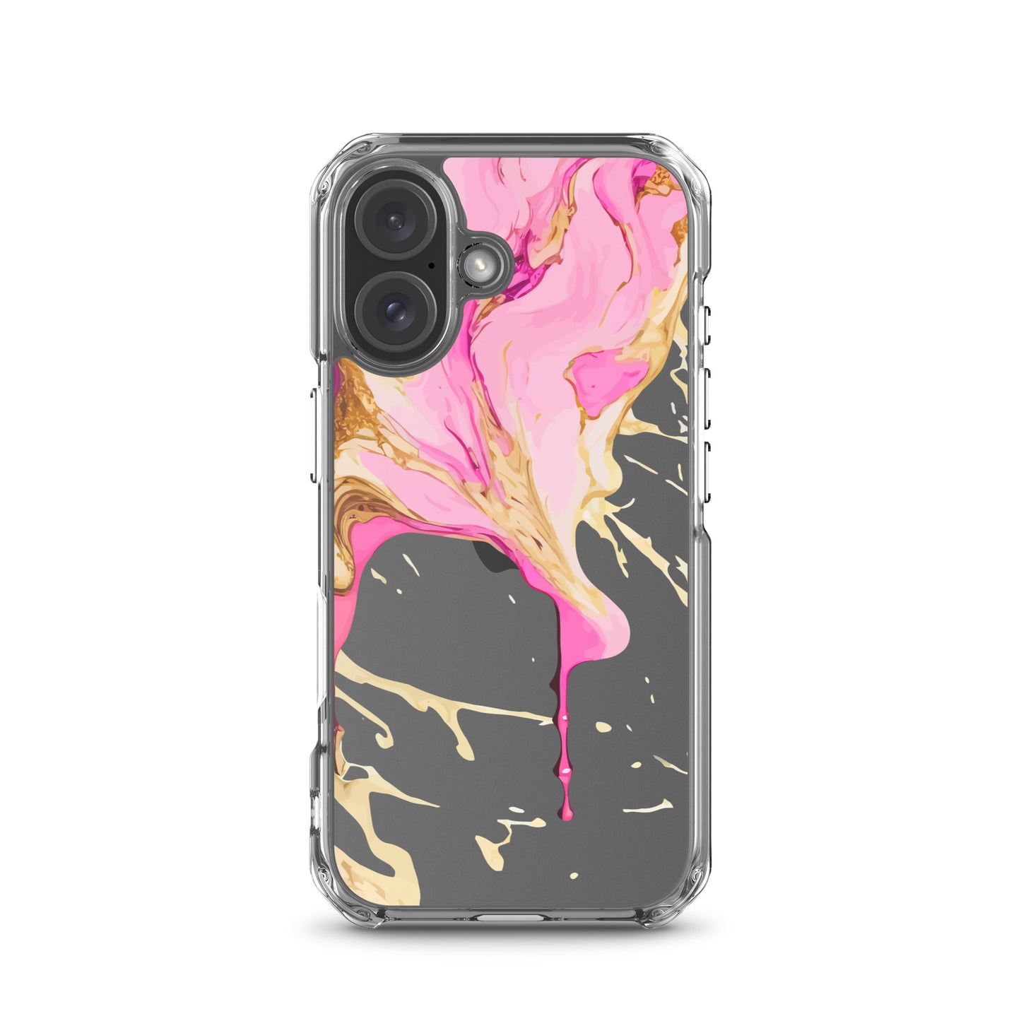 Clear Case for iPhone® - Alchohol Ink Design II - Klip Clop
