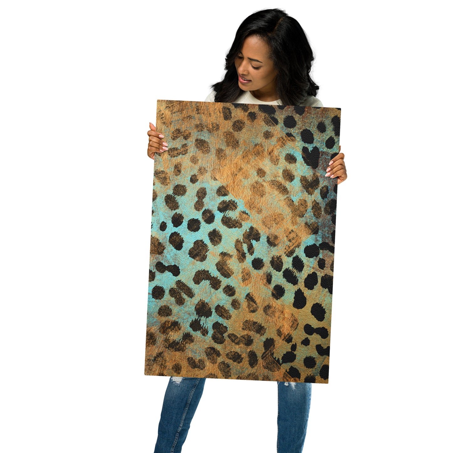 Metal prints-African safari Animal skin IV