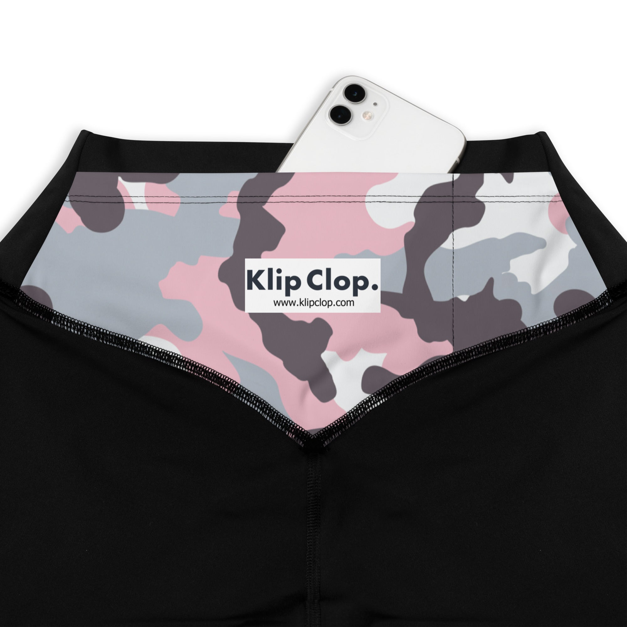 Sports Leggings- Camo Light Pink