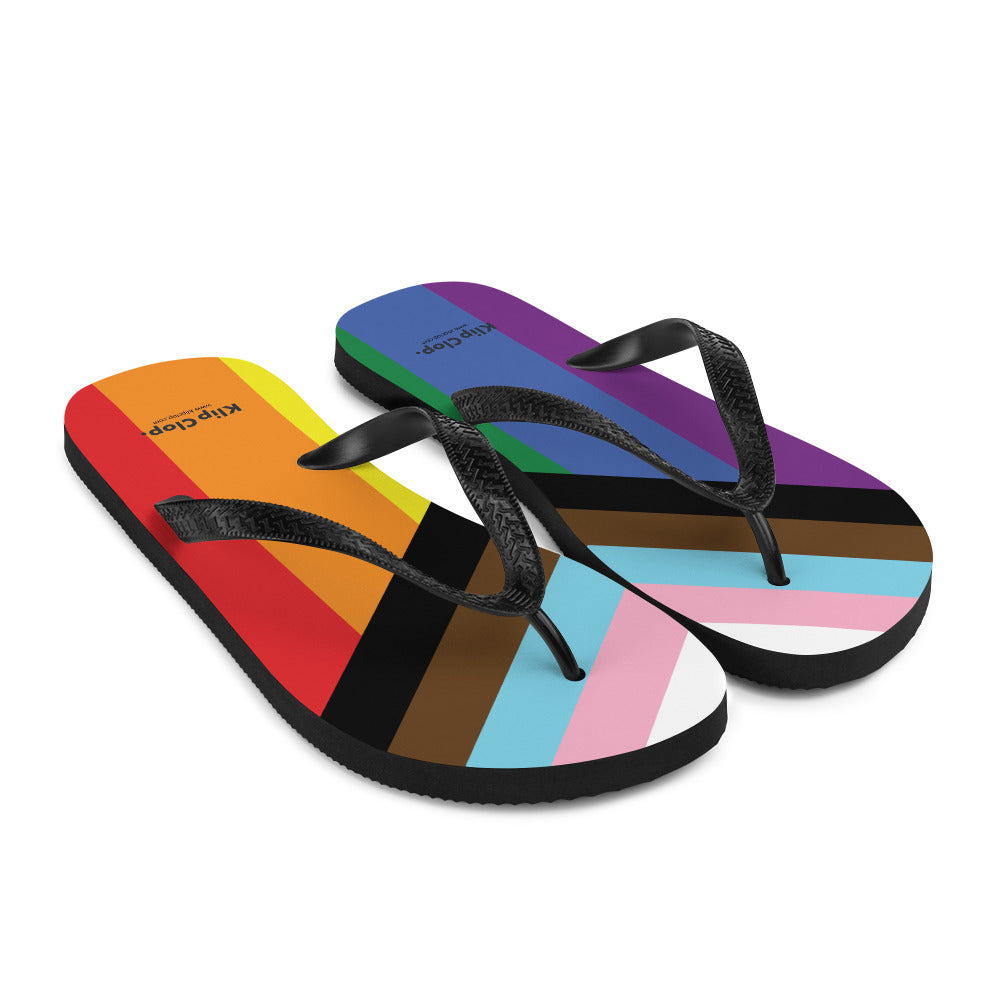 Flip-Flops- Progress Pride