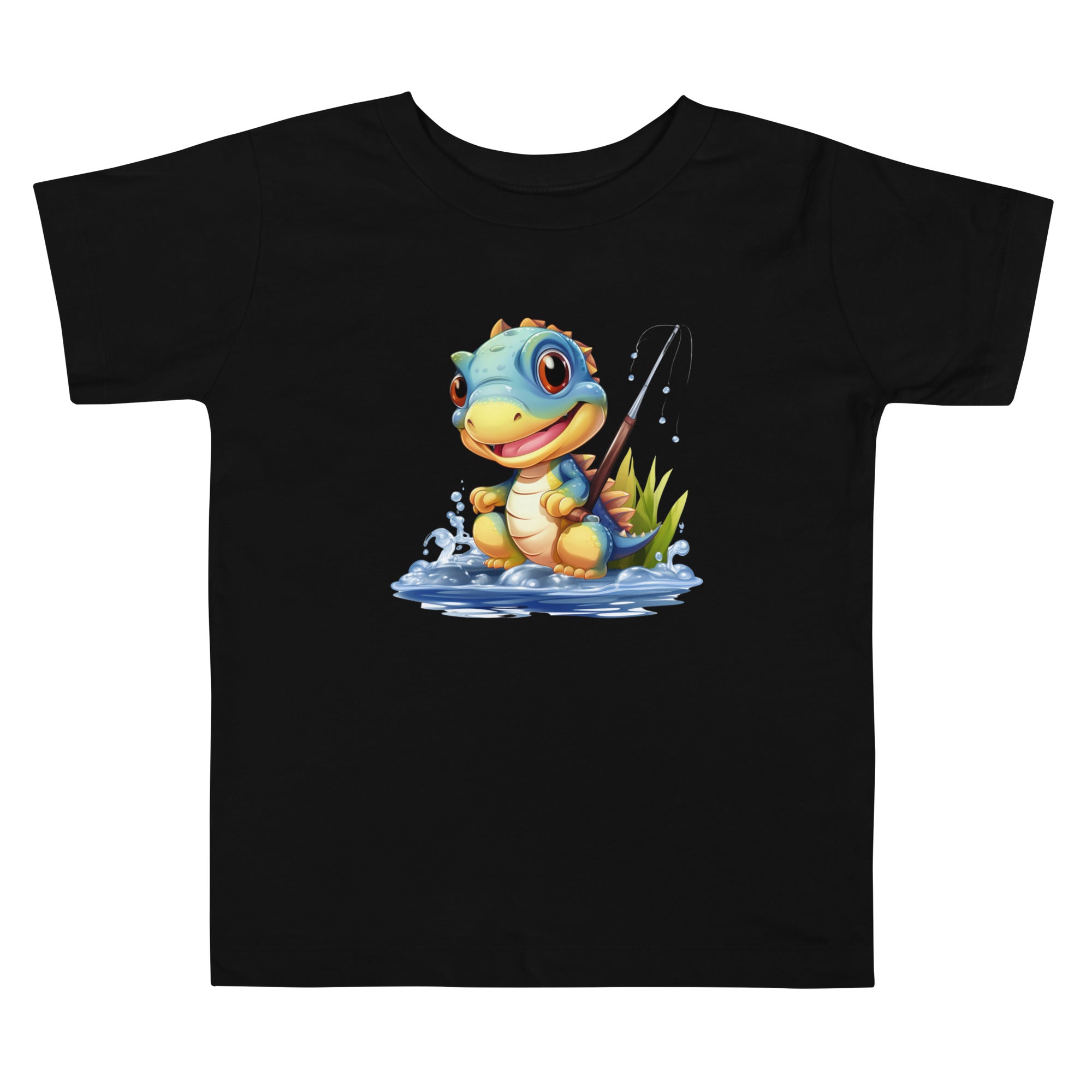 Toddler Short Sleeve Tee- Cute Dinosaur
