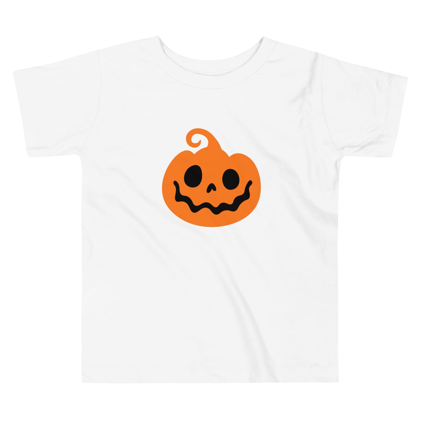 Toddler Short Sleeve Tee-Scary Pumpkin III