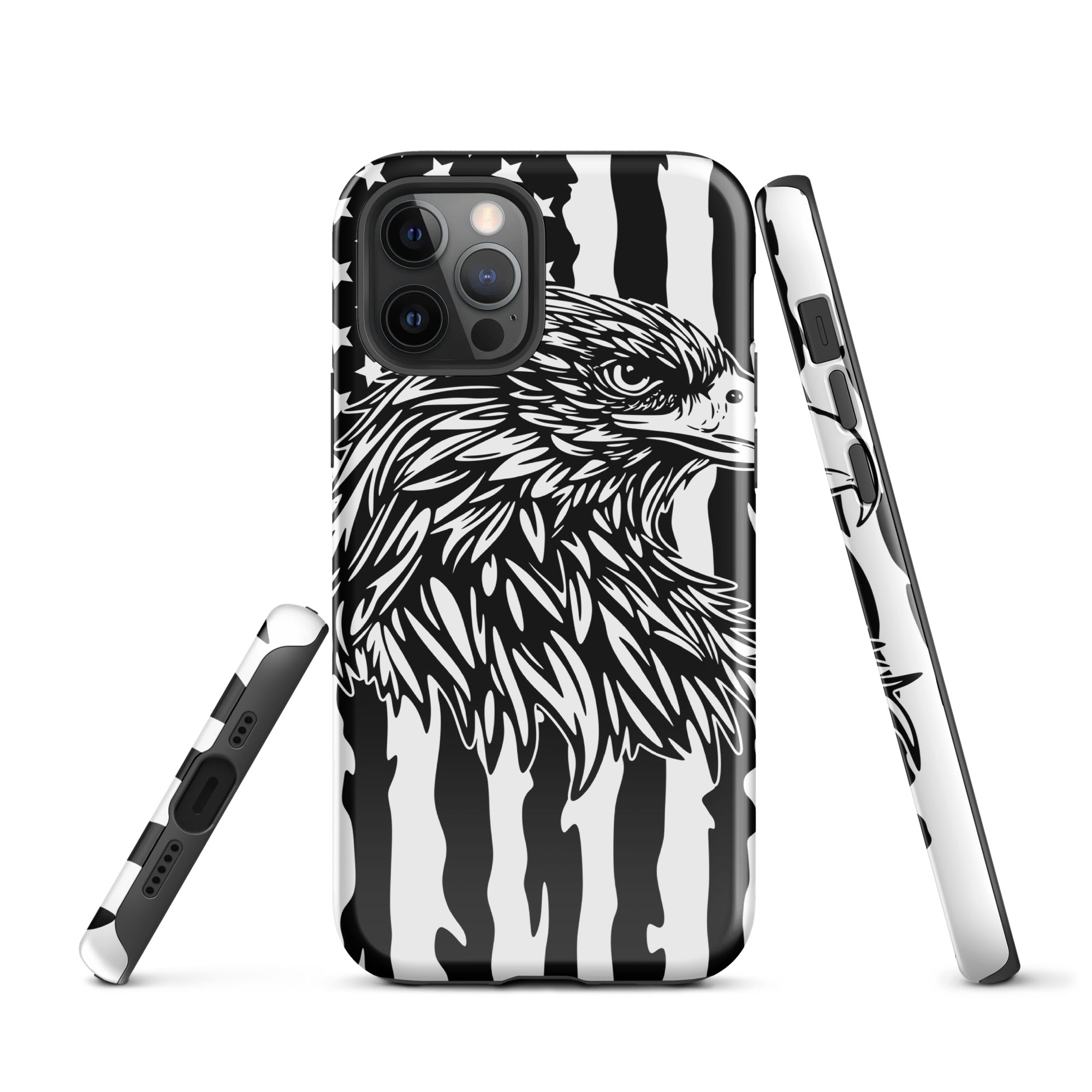 Tough Case for iPhone®- Eagle Mono