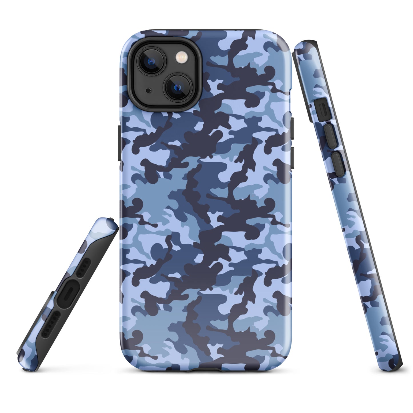 Tough Case for iPhone®- Camo Navy