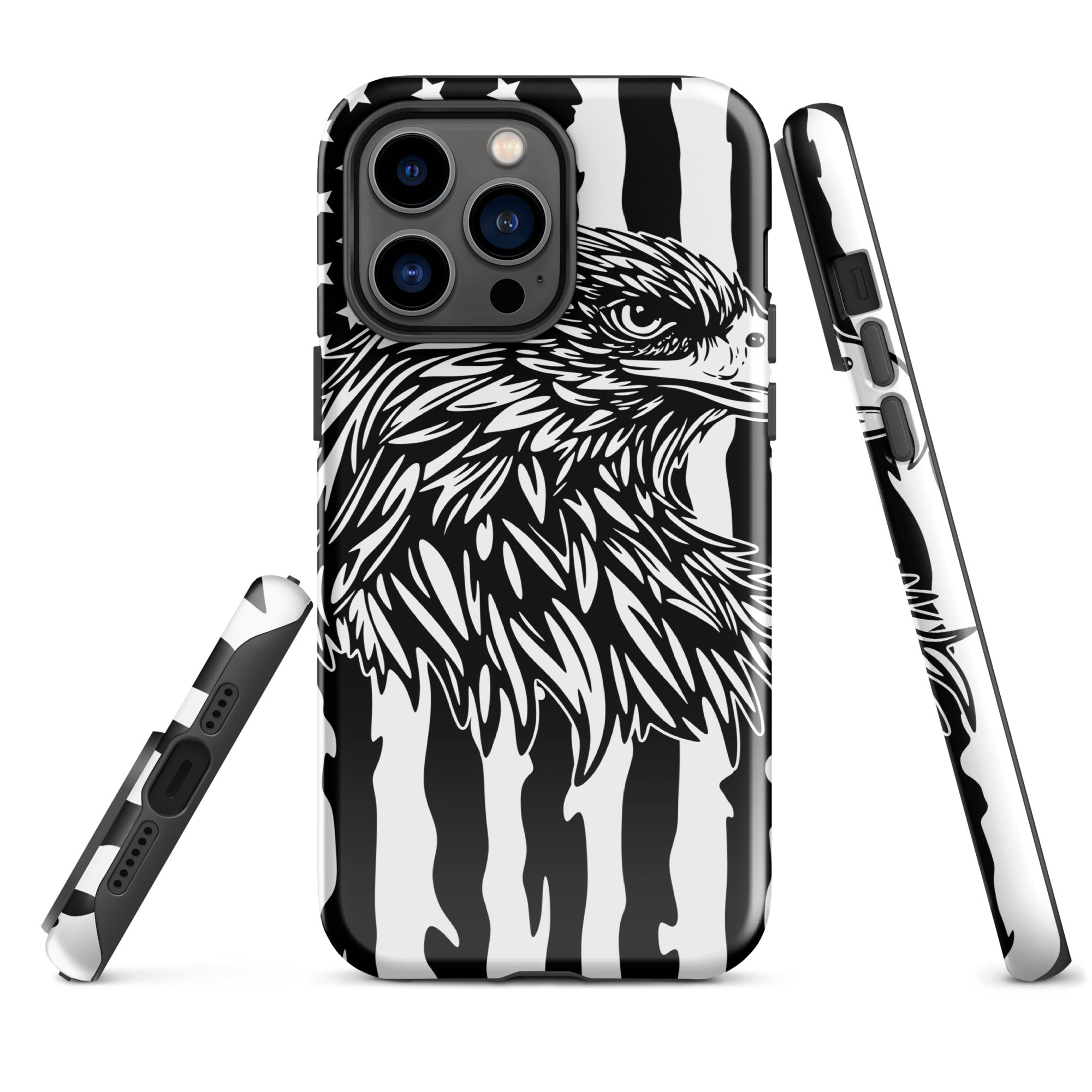 Tough Case for iPhone®- Eagle Mono