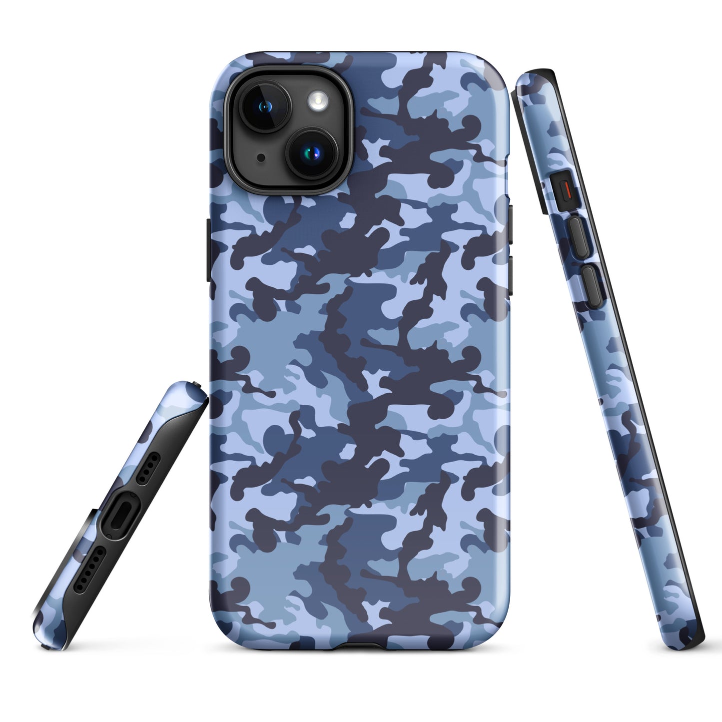 Tough Case for iPhone®- Camo Navy