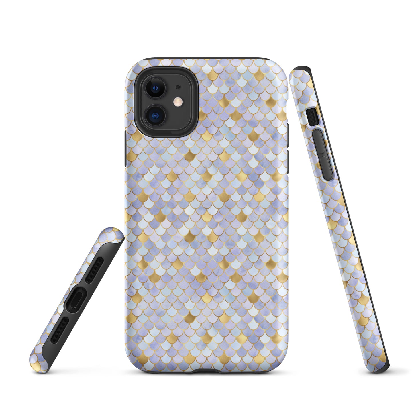 Tough Case for iPhone®- Mermaid Skin Purple