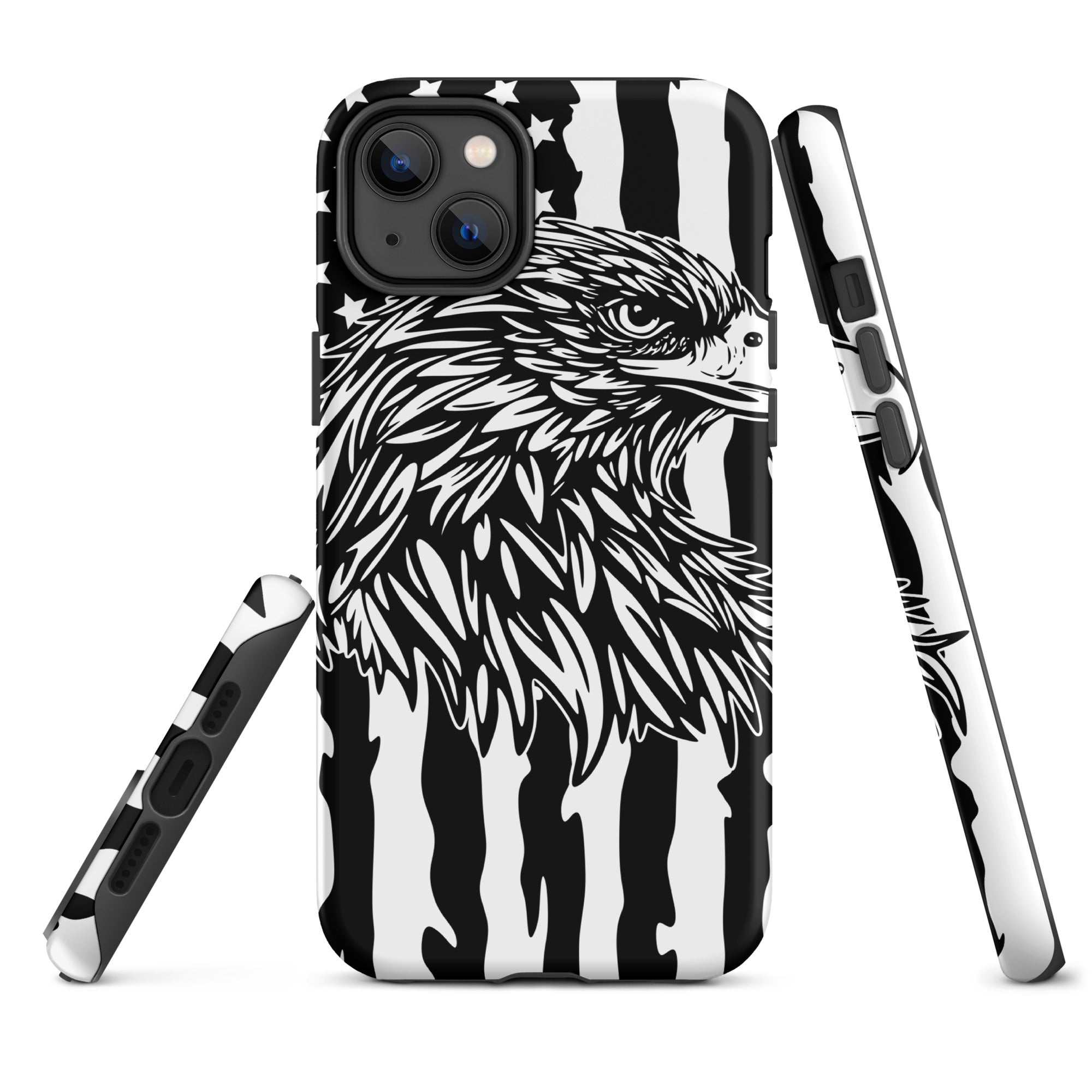 Tough Case for iPhone®- Eagle Mono