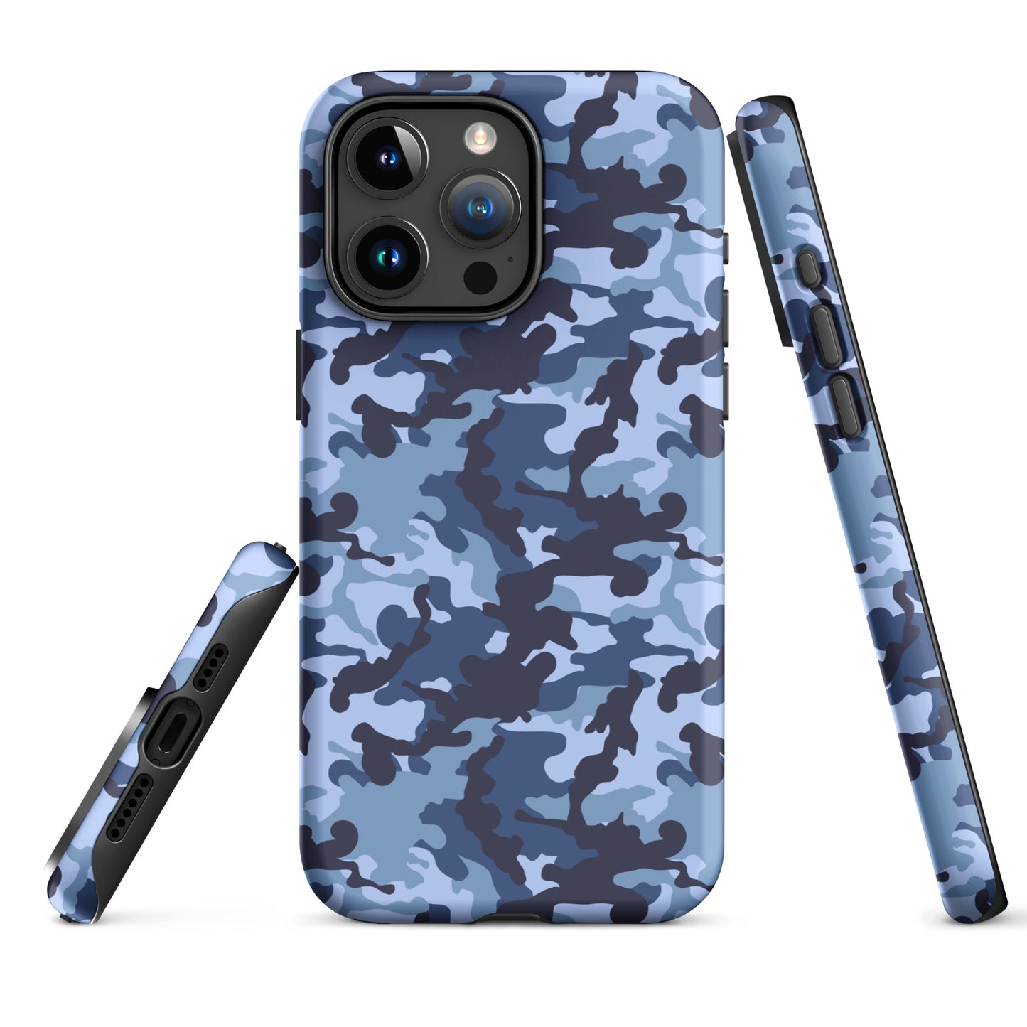 Tough Case for iPhone®- Camo Navy
