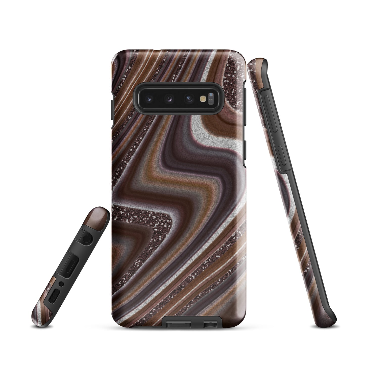 Tough case for Samsung®- Abstract Leather