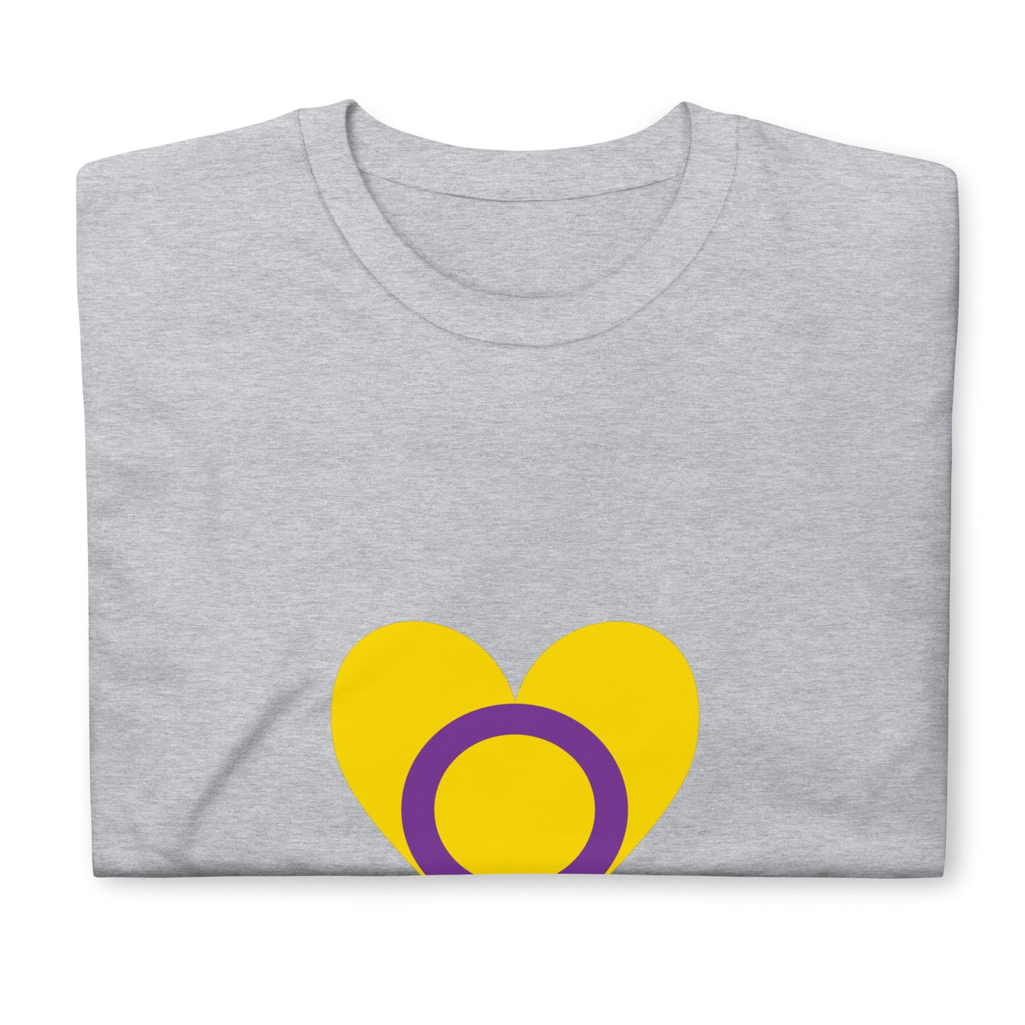 Short-Sleeve Unisex T-Shirt-Intersex Heart