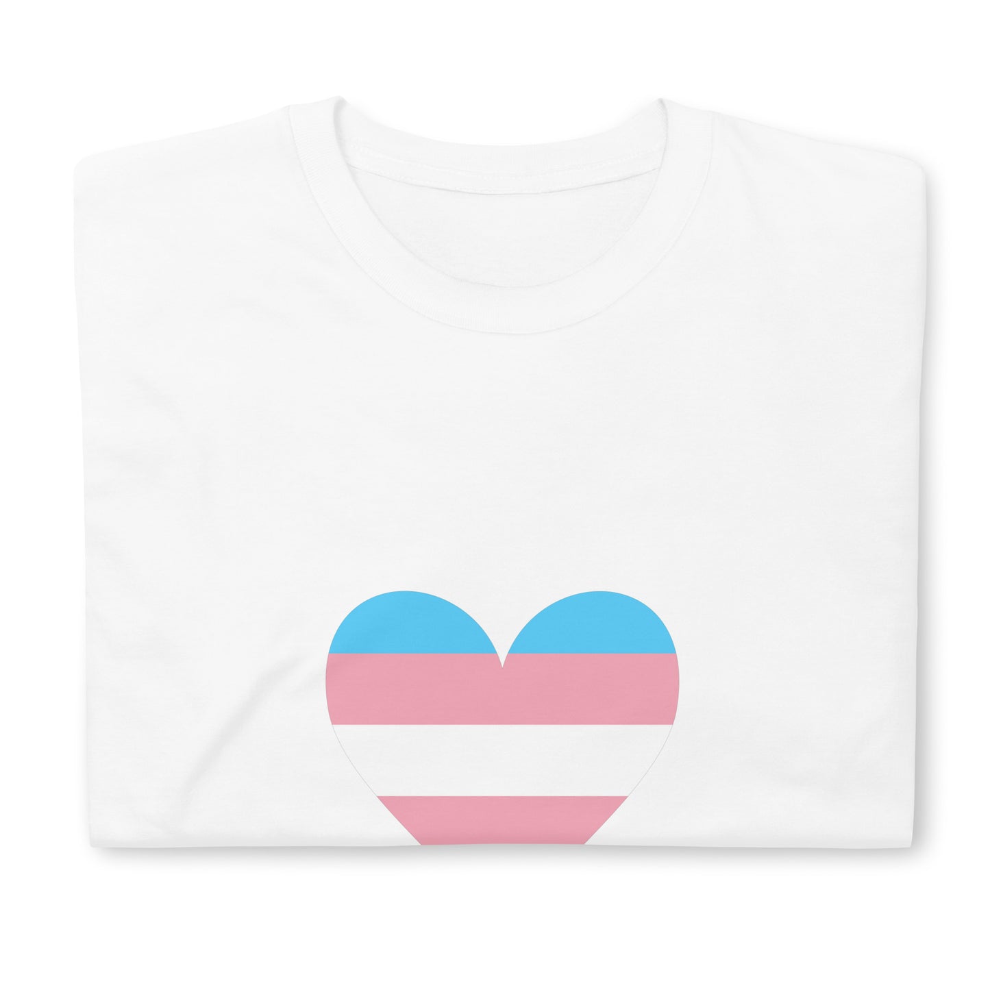 Short-Sleeve Unisex T-Shirt-Transgender Heart