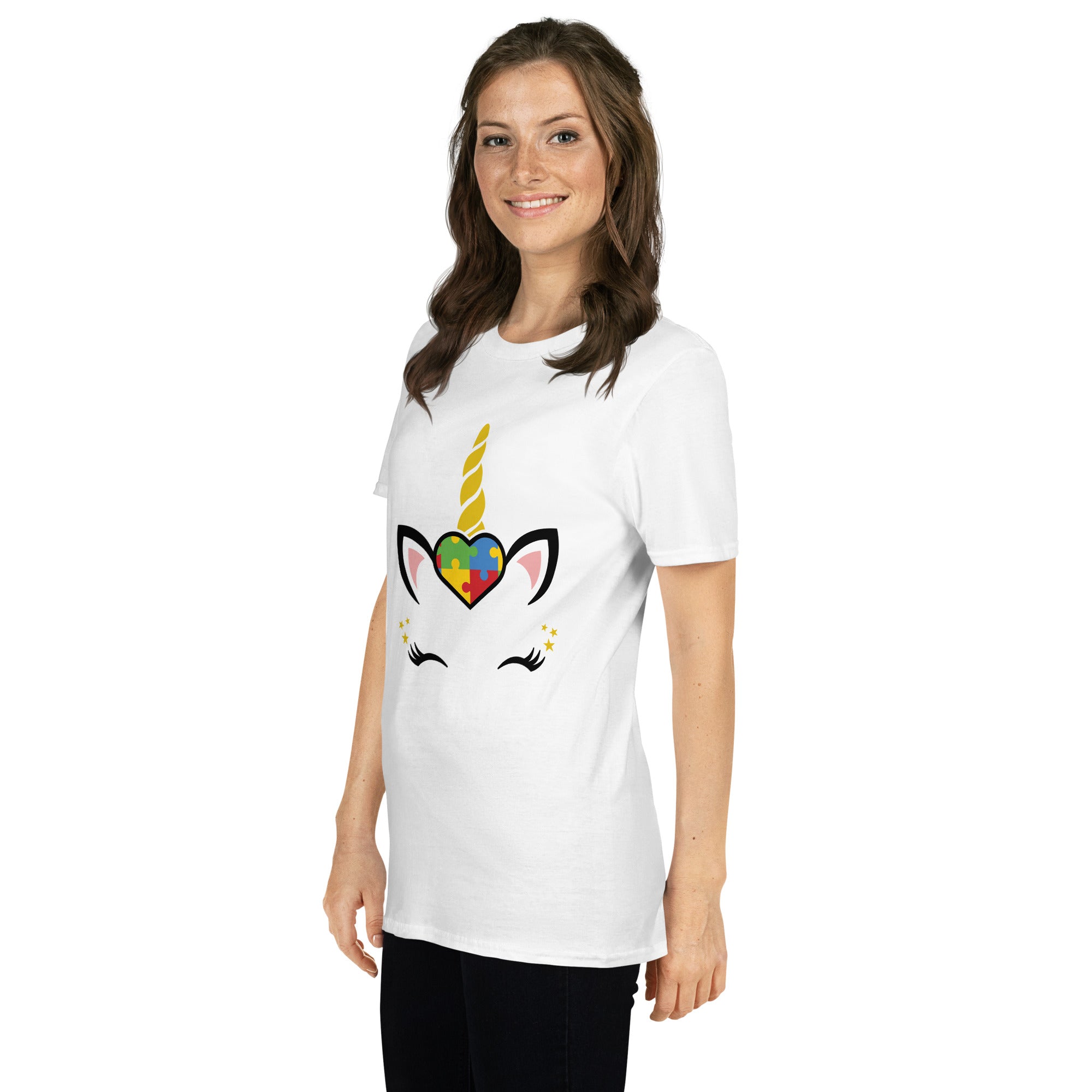 Short-Sleeve Unisex T-Shirt- Unicorn Autism