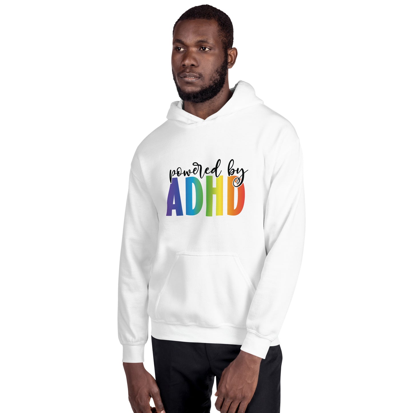 Unisex Hoodie- ADHD- Powered By ADHD