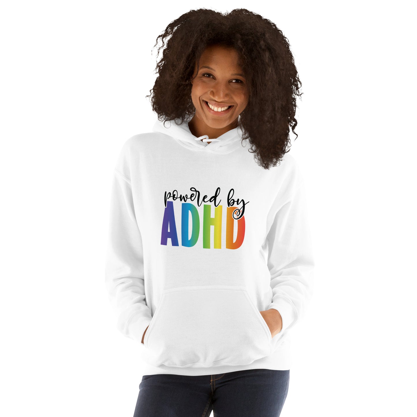 Unisex Hoodie- ADHD- Powered By ADHD