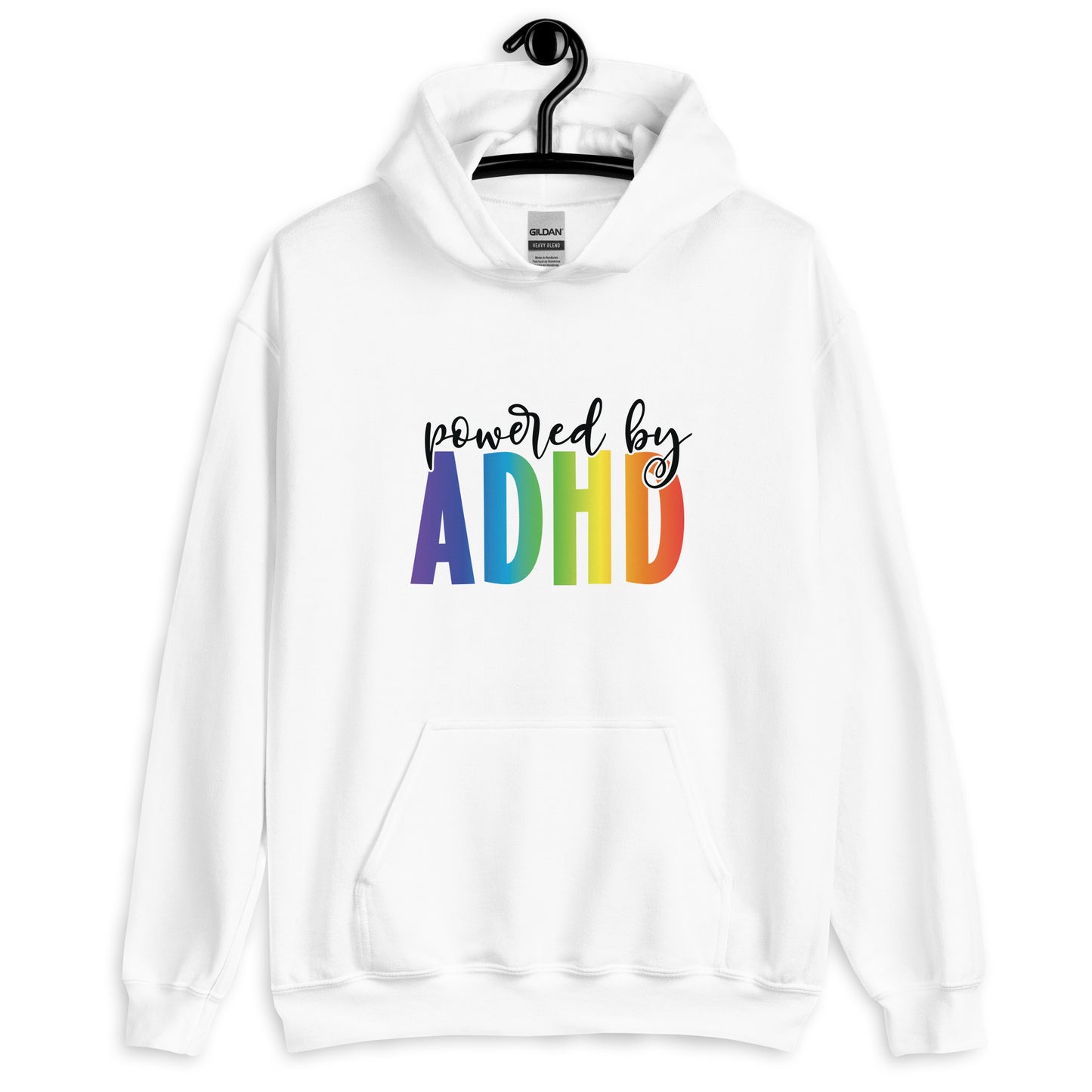 Unisex Hoodie- ADHD- Powered By ADHD